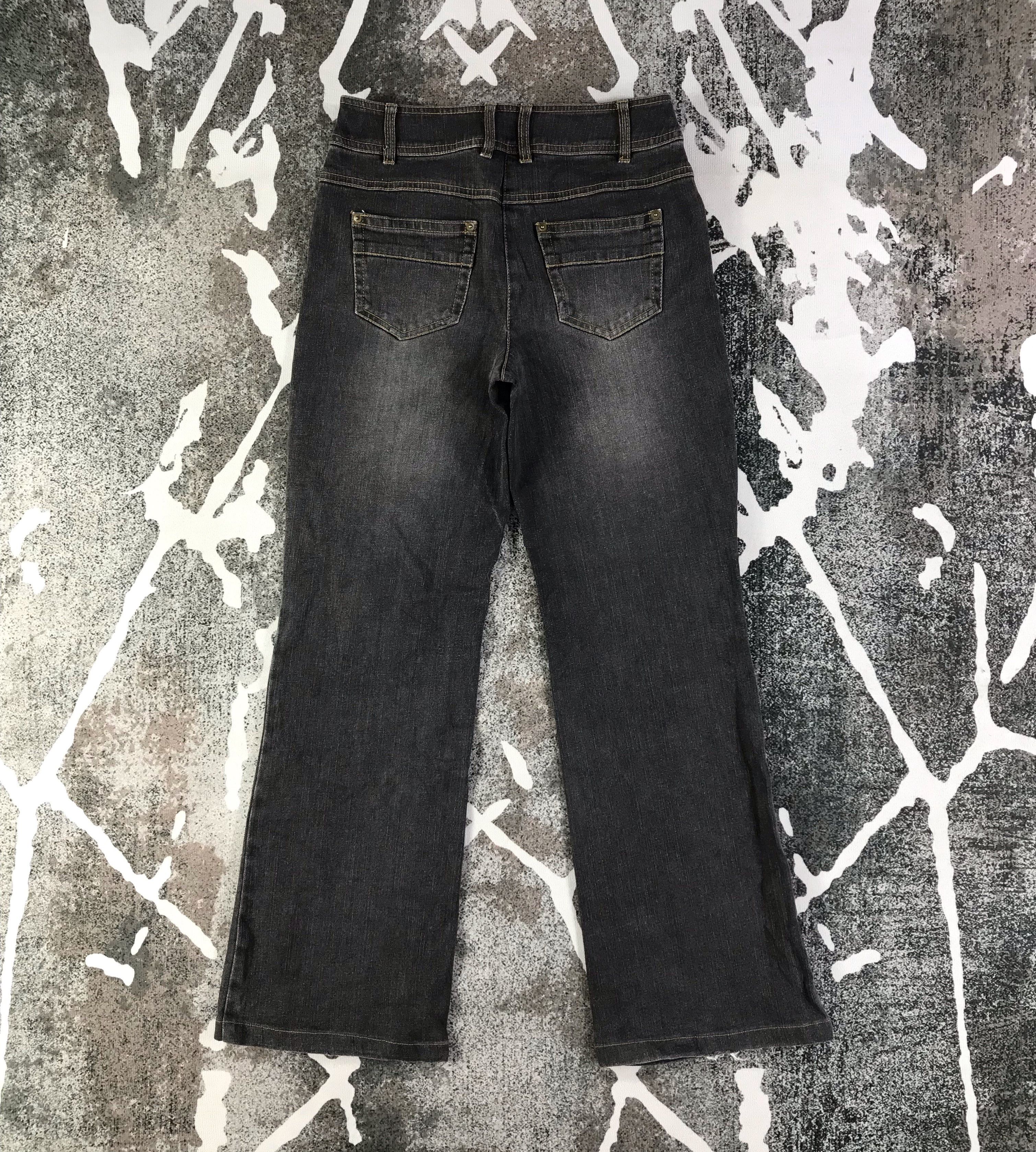 Japanese Brand Japanese Brand Espie Jeans Faded Black Flare Denim KJ1645 Size 28" / US 6 / IT 42 - 2 Thumbnail