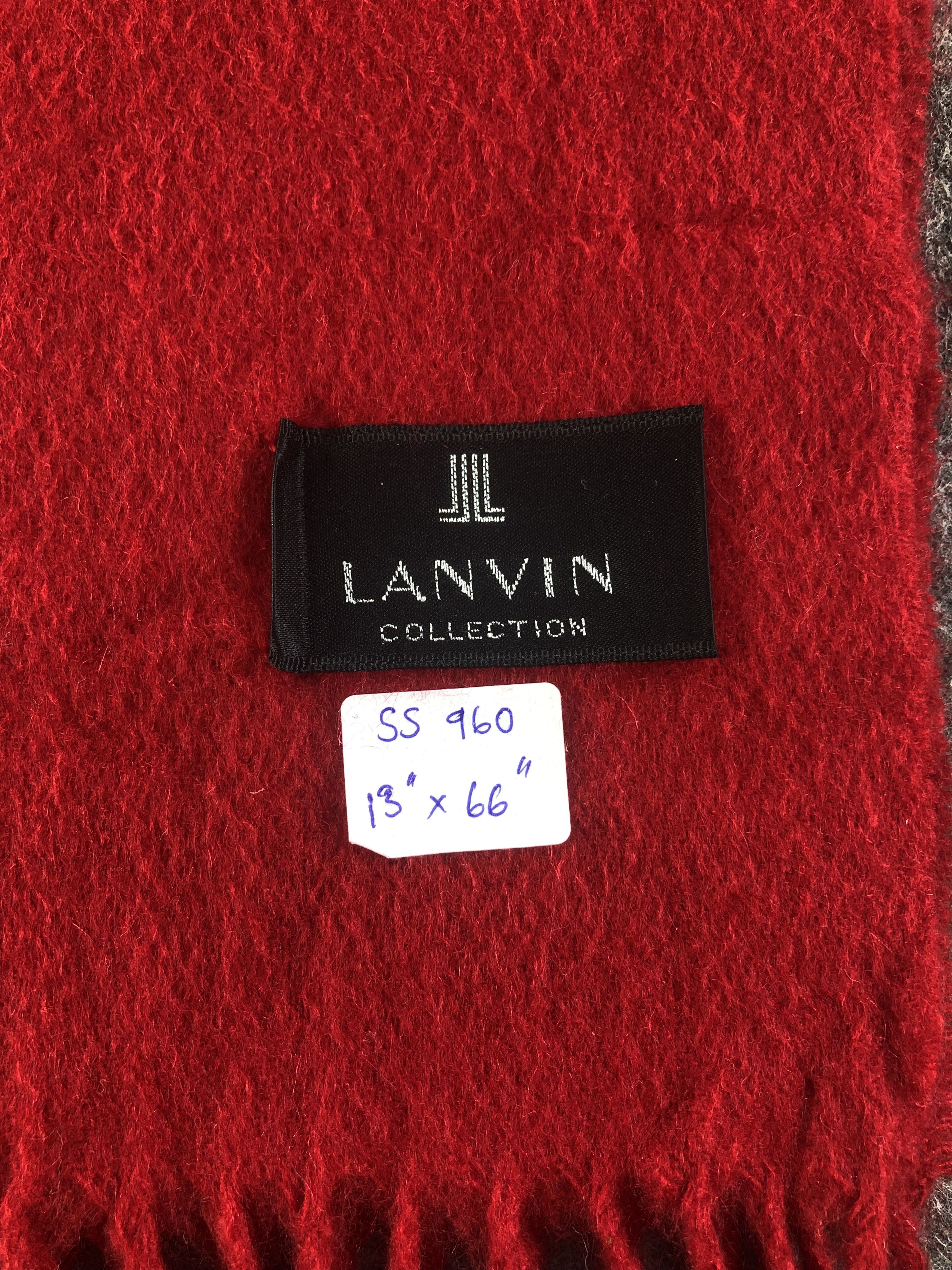 Lanvin Lanvin Cashmere Scarf / Muffler / Neckwear Size ONE SIZE - 4 Thumbnail