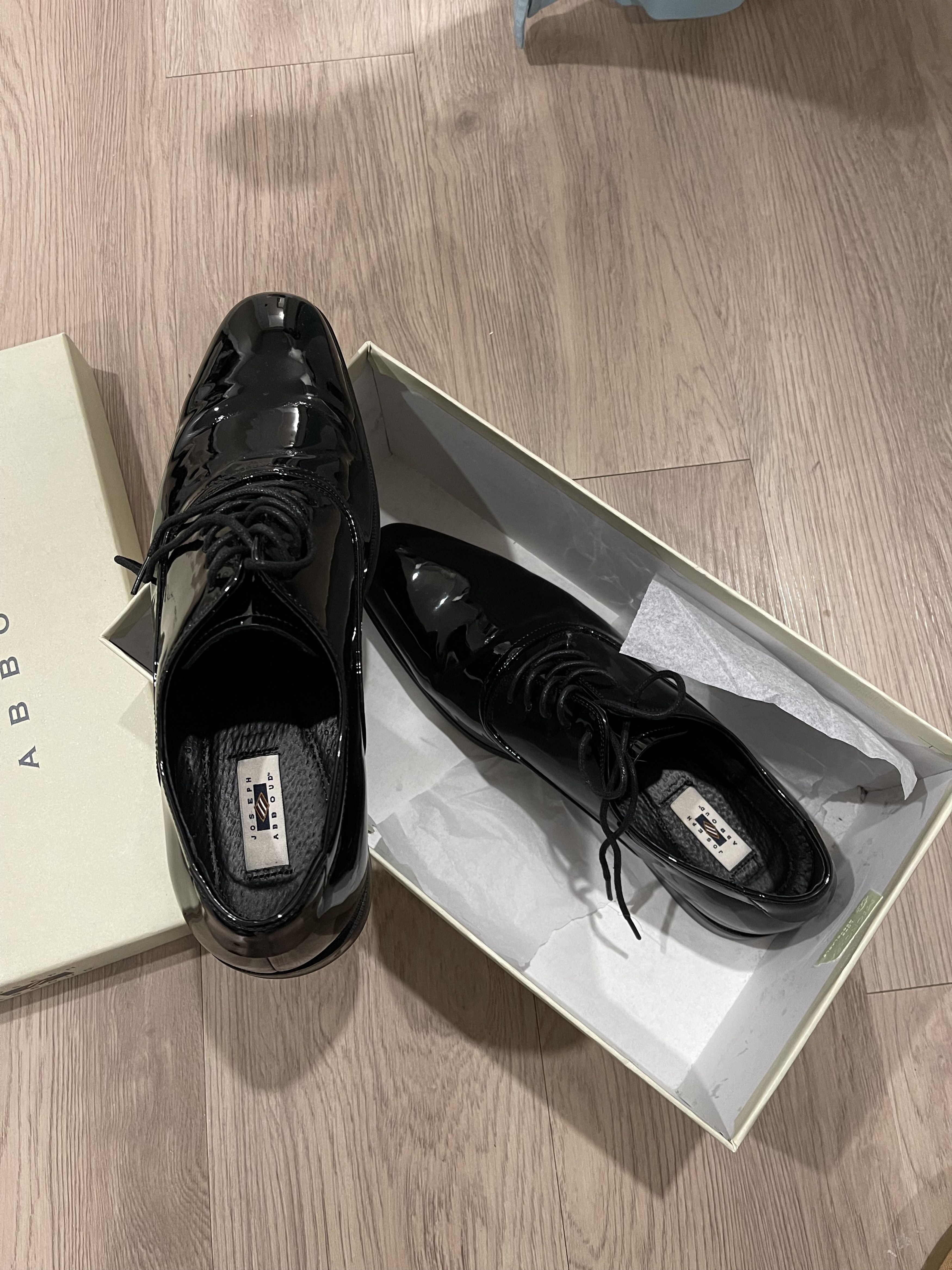 Joseph Abboud Soiree Patent Leather Dress Shoes Size US 10 / EU 43 - 1 Thumbnail