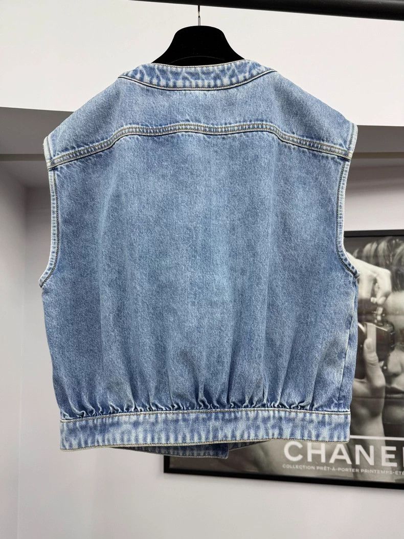Chanel Chanel 25K bow denim vest Size XS / US 0-2 / IT 36-38 - 3 Thumbnail
