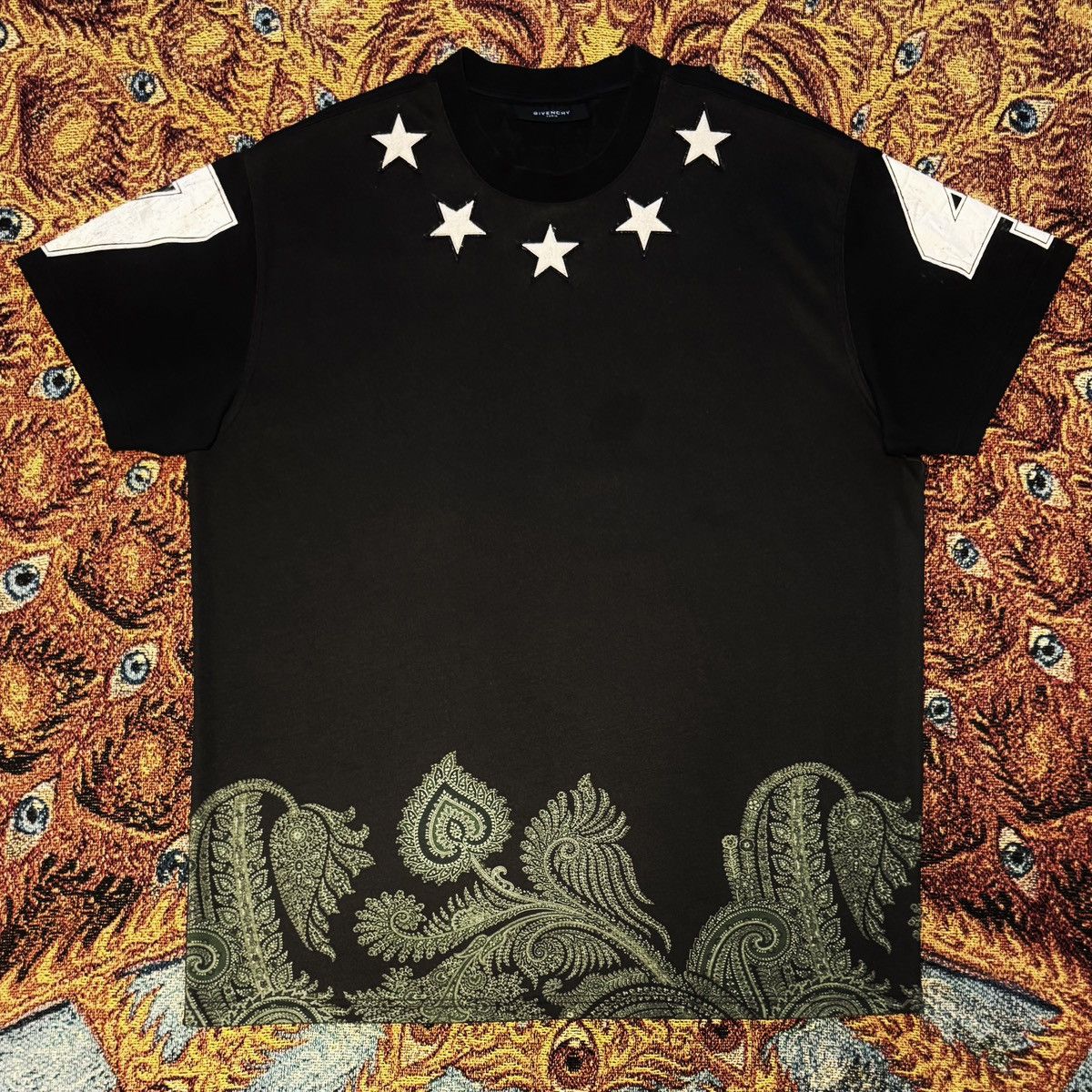 Givenchy Givenchy Star Collar T-Shirt (Paisley) | Grailed