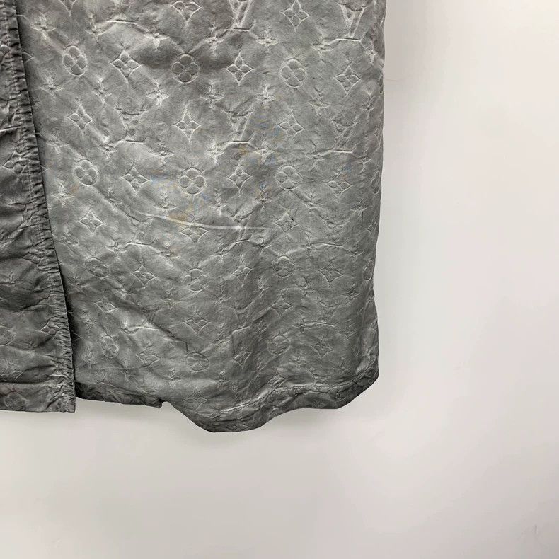 Louis Vuitton Louis Vuitton Grey logo embossed full print alpaca wool la Size XS / US 0-2 / IT 36-38 - 5 Thumbnail