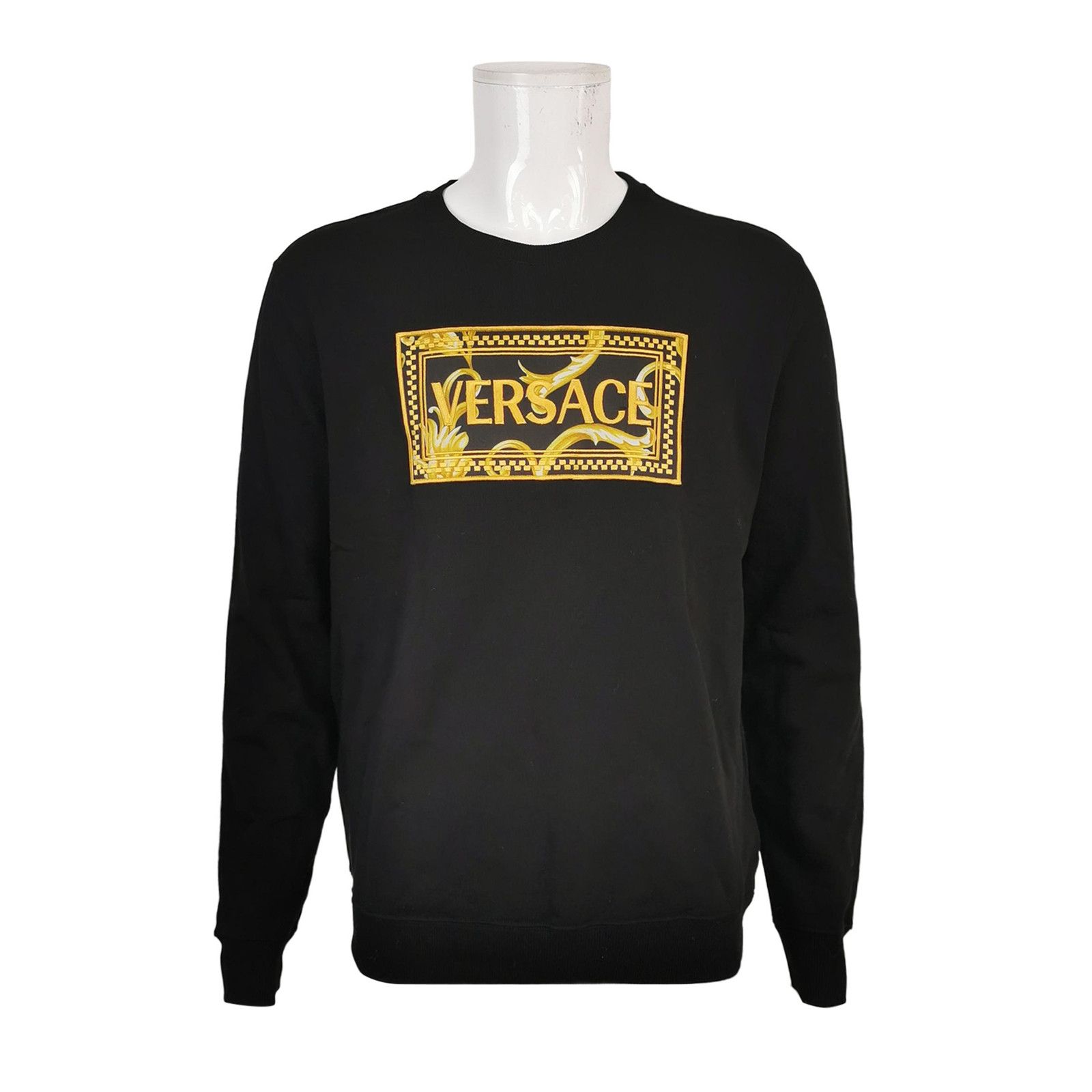 Versace Versace L Cotton Logo Crewneck Sweatshirt Size US L / EU 52-54 / 3 - 1 Thumbnail