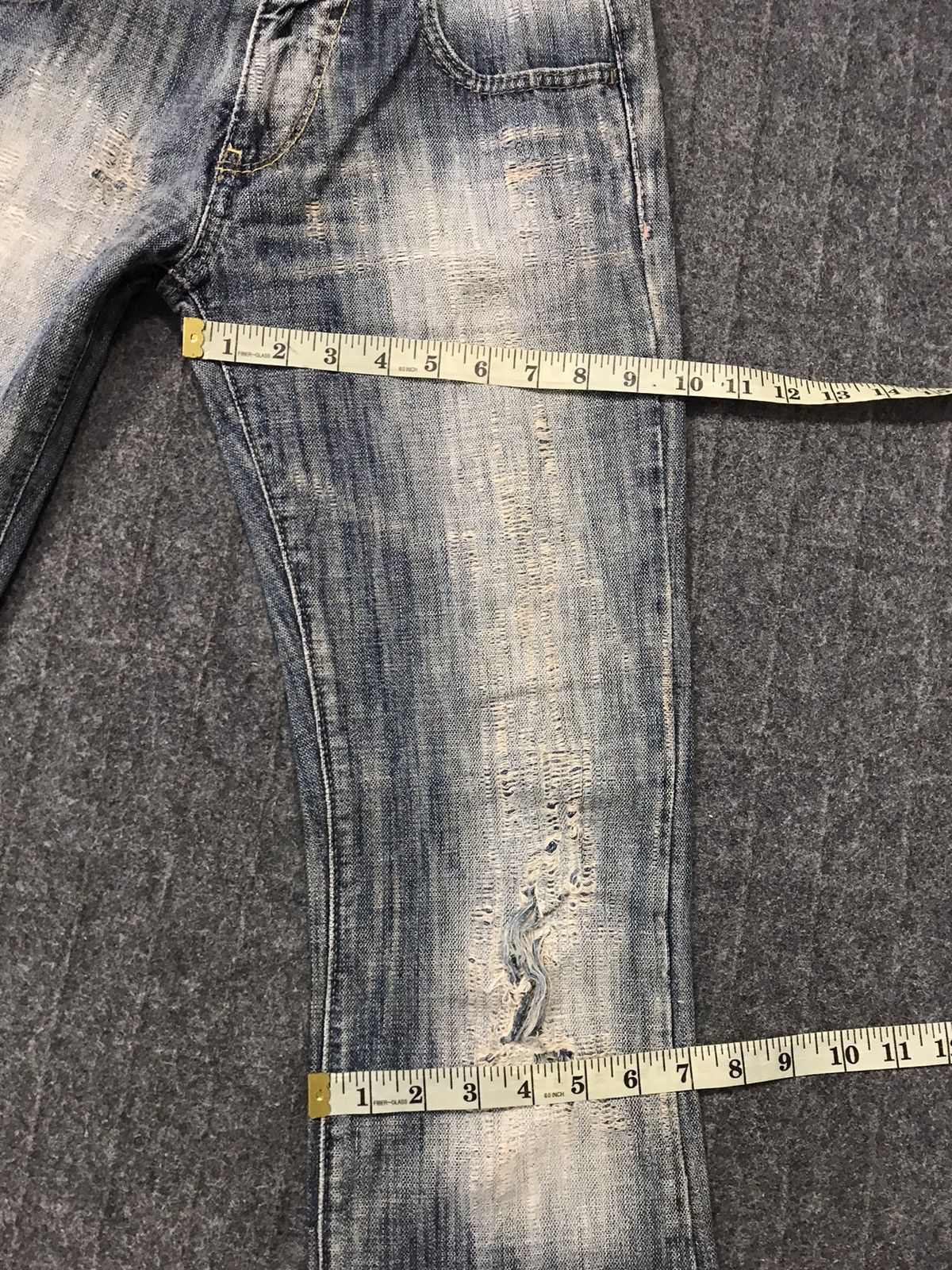 Miss Sixty Miss Sixty Distressed Indigo Denim Jeans Relaxed Tapered Size 27" / US 4 / IT 40 - 18 Thumbnail