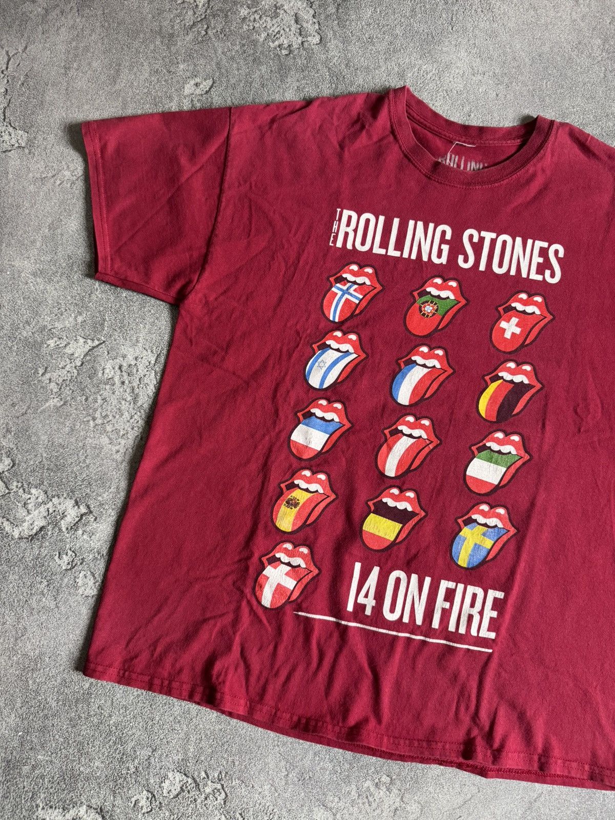 Band Tees × Vintage Rolling Stones XL Tour 2014 tee T-shirt vintage I4 On Fire 🔥 Size US XL / EU 56 / 4 - 6 Thumbnail