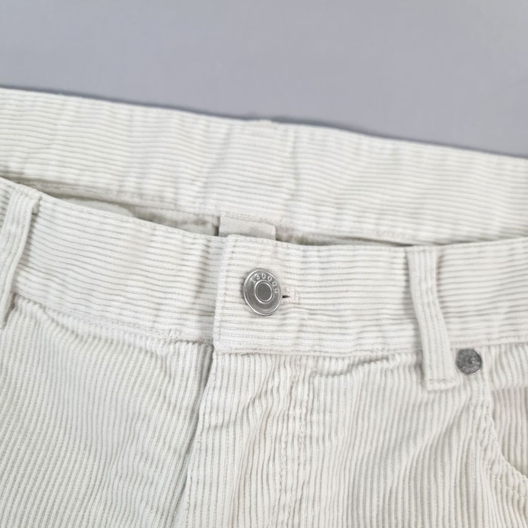 Arket Arket Mens Trousers Grey W34 L30 Corduroy Pants Straight Leg 50 Size US 34 / EU 50 - 3 Thumbnail