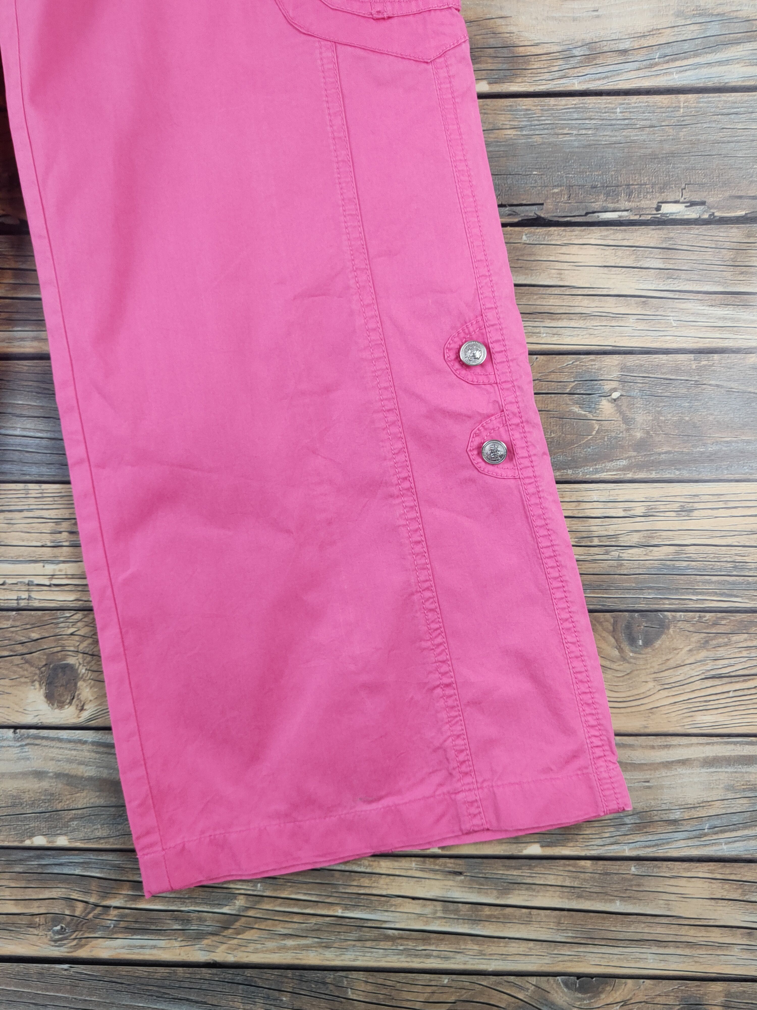 Japanese Brand DL Clride Pink Multipocket Tactical Cargo Pants #1364 Size 30" / US 8 / IT 44 - 6 Thumbnail