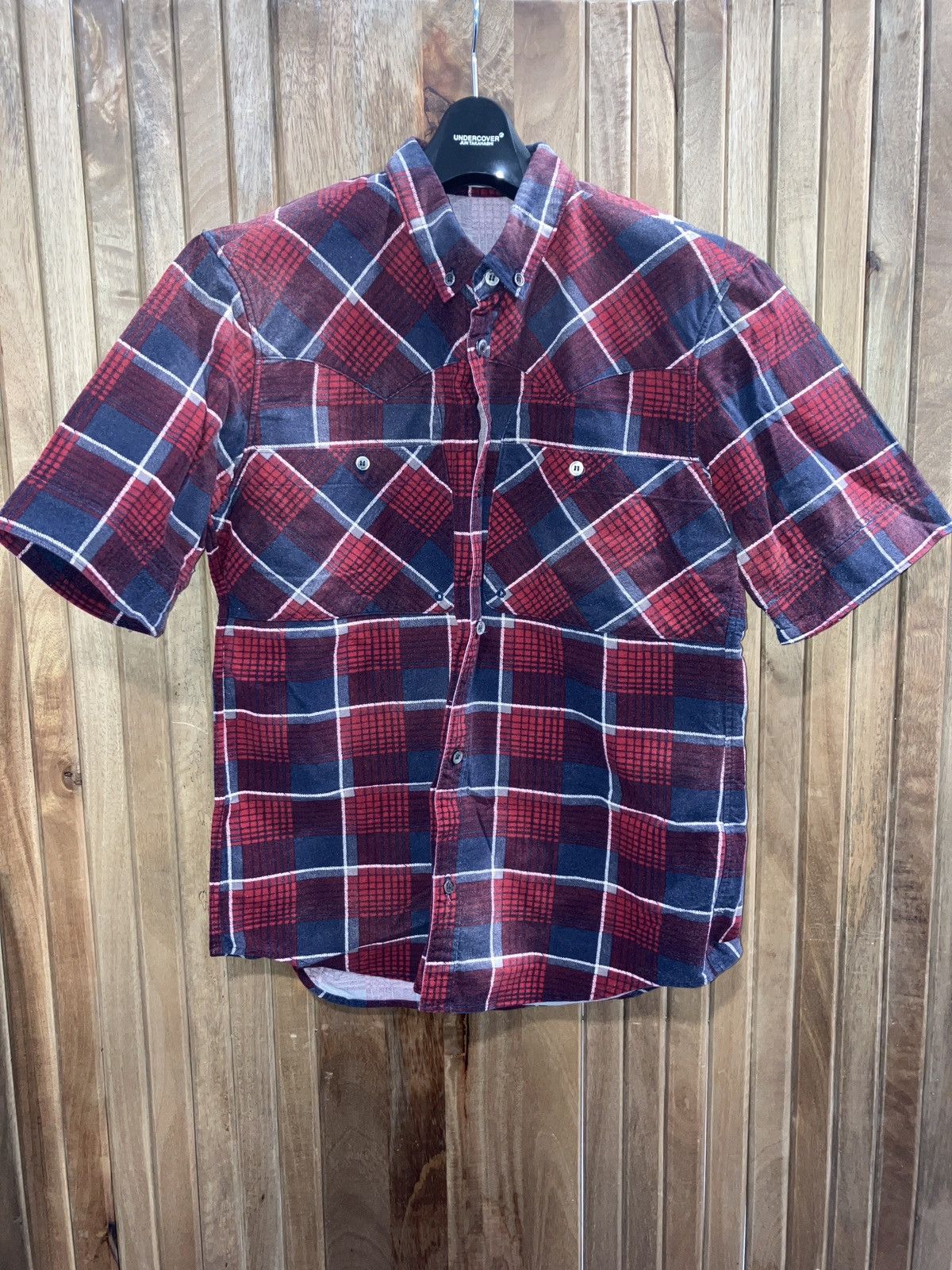Undercover Undercoverism SS2012 “open strings” plaid shirt Size US L / EU 52-54 / 3 - 1 Thumbnail