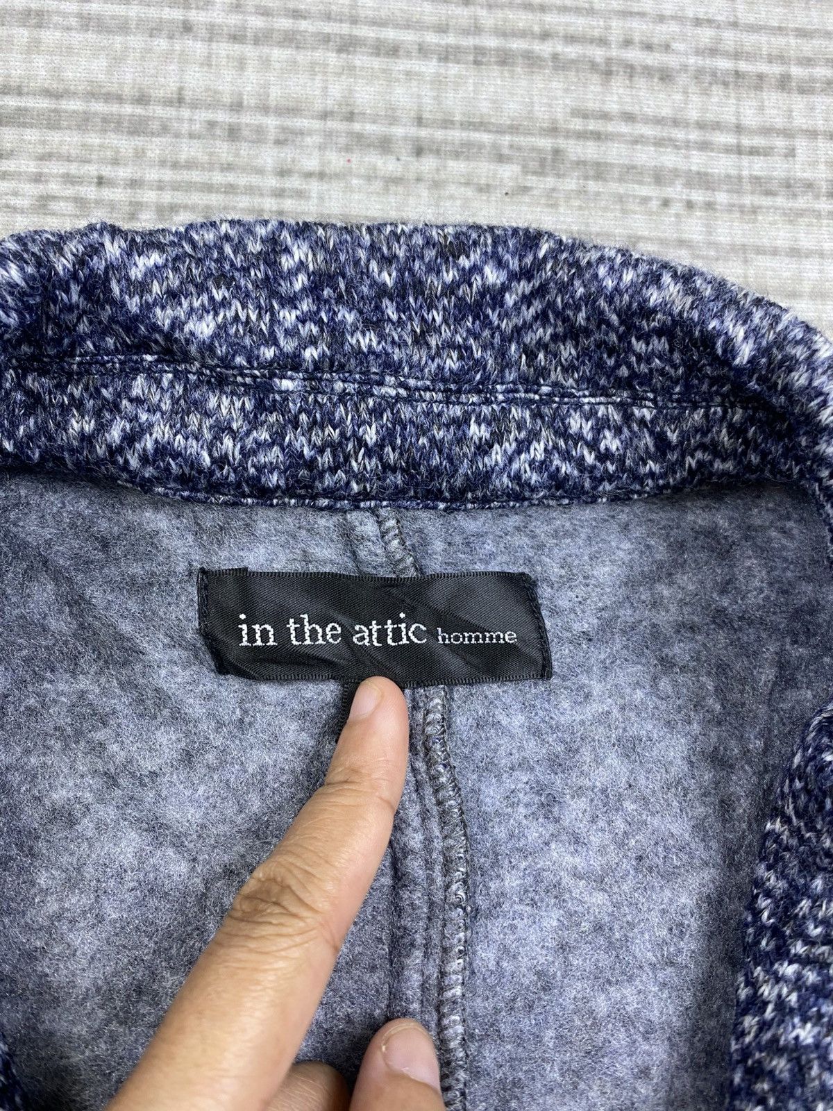 In The Attic × Japanese Brand × Vintage Vintage In The Attic Homme Double Button Cardigan Size US M / EU 48-50 / 2 - 9 Thumbnail