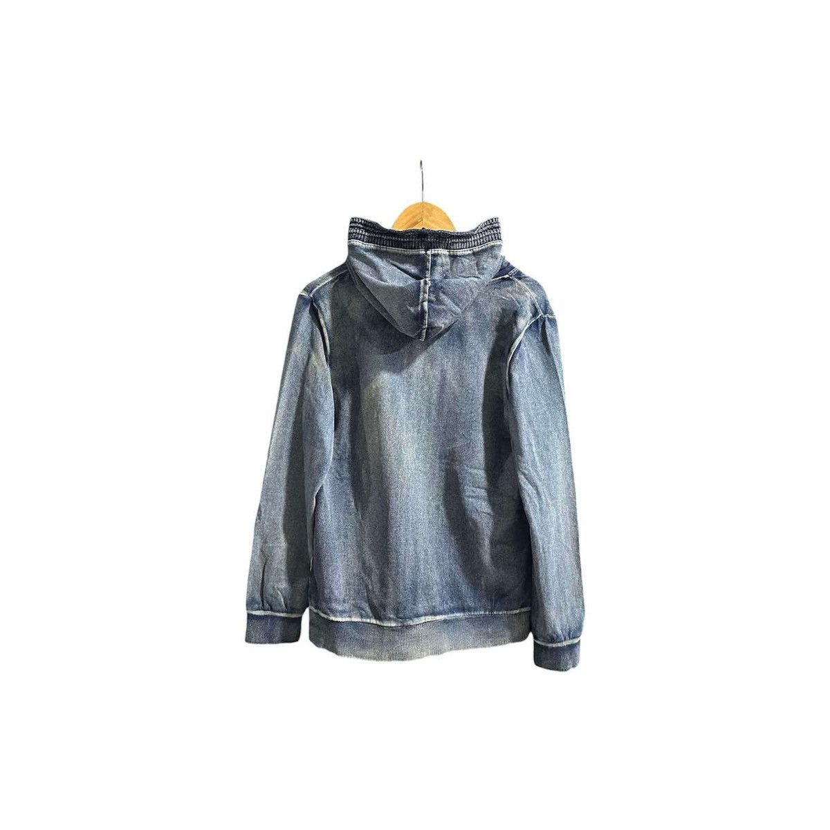 In The Attic 🔥Sick Y2K In The Attic Zip Up Hoodie Cable Knit Indigo Size US M / EU 48-50 / 2 - 9 Thumbnail
