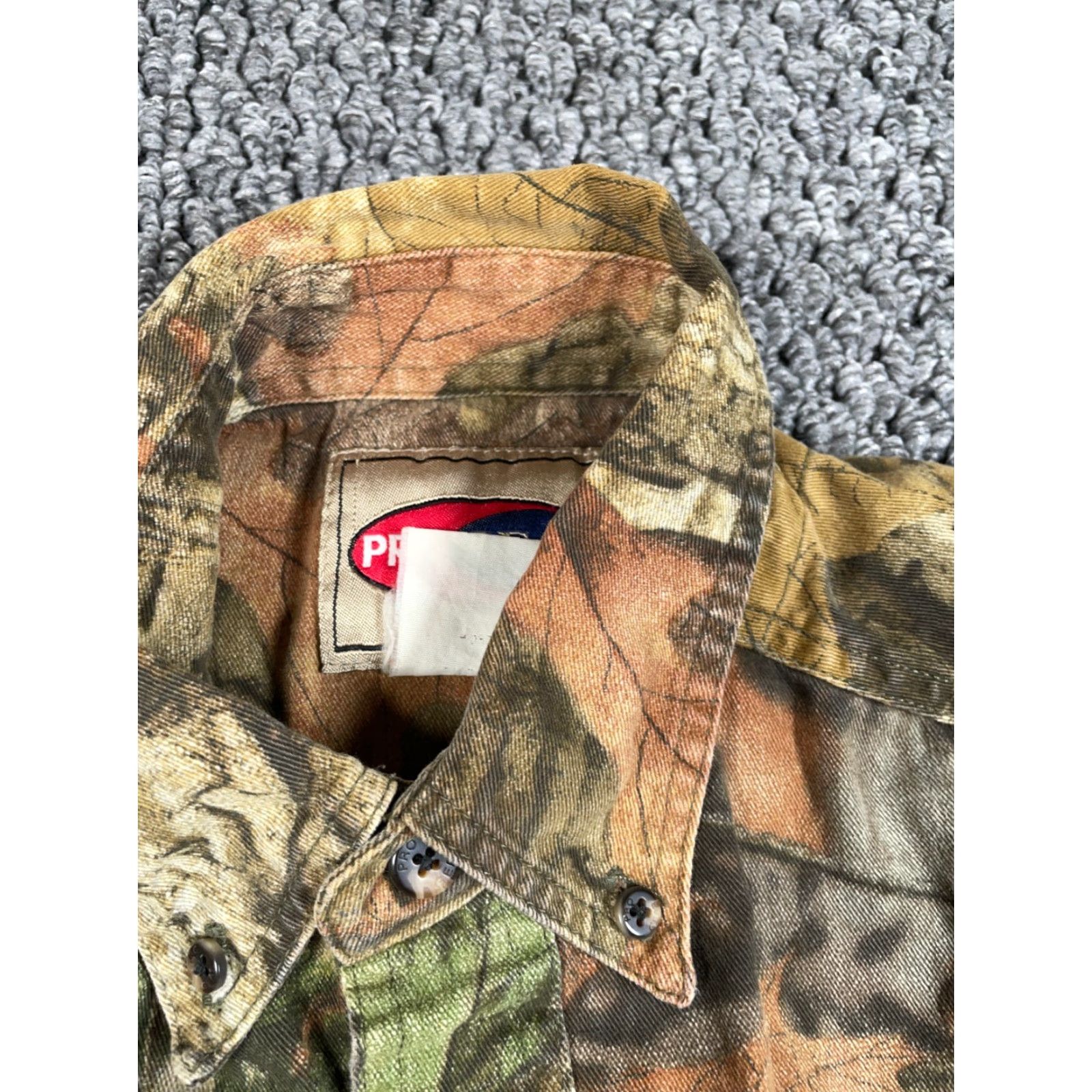Wrangler VINTAGE Wrangler Pro Gear Camouflage Flannel Shirt Men M Brown Contrast Pattern 90s Outdoor Workwear Cap Size US M / EU 48-50 / 2 - 4 Thumbnail