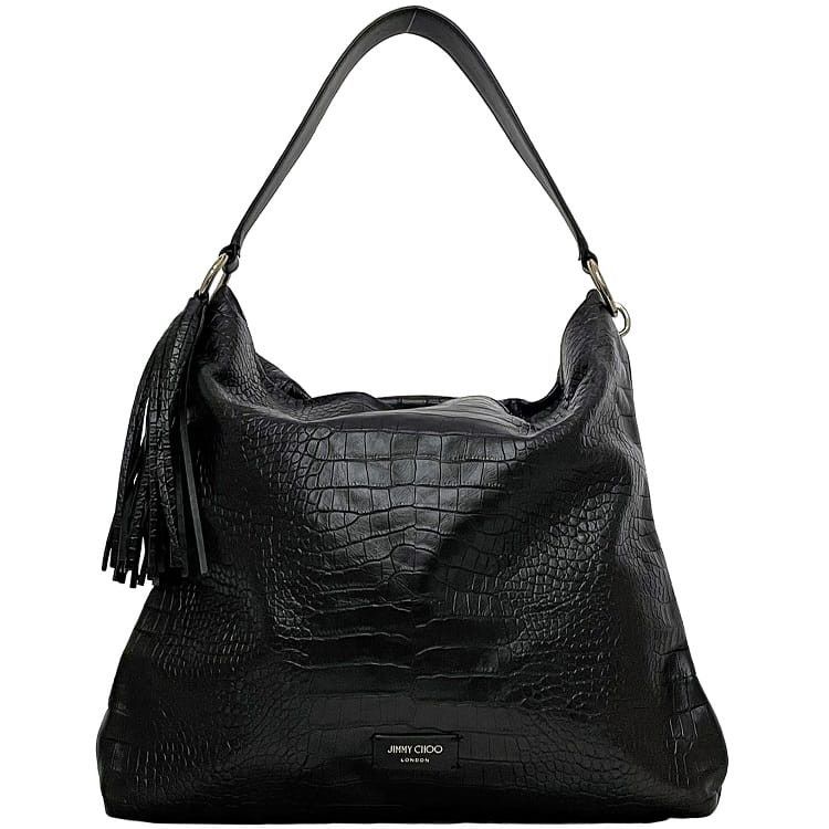 Jimmy Choo JIMMY CHOO Shoulder Bag Black Leather Size ONE SIZE - 1 Thumbnail