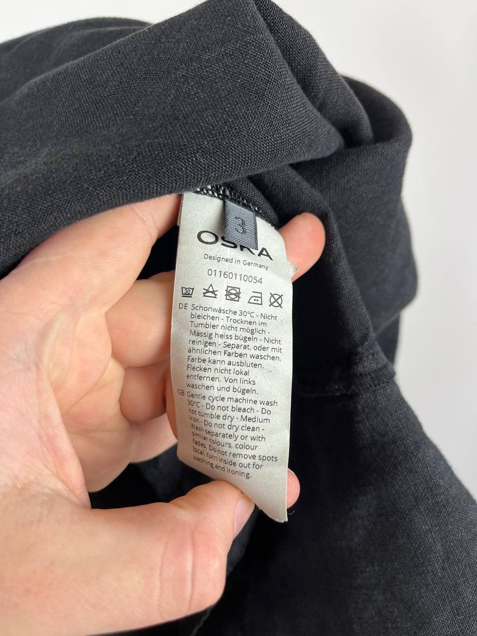 OSKA OSKA 100% Linen Black Jacket Lagenlook Boho Size 3 L/XL Size L / US 10 / IT 46 - 9 Thumbnail