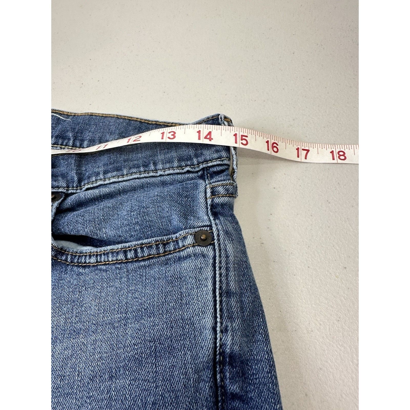 Abercrombie & Fitch Abercrombie Fitch Jeans Mens 29x32 Blue Denim slim straight Size US 29 - 3 Thumbnail