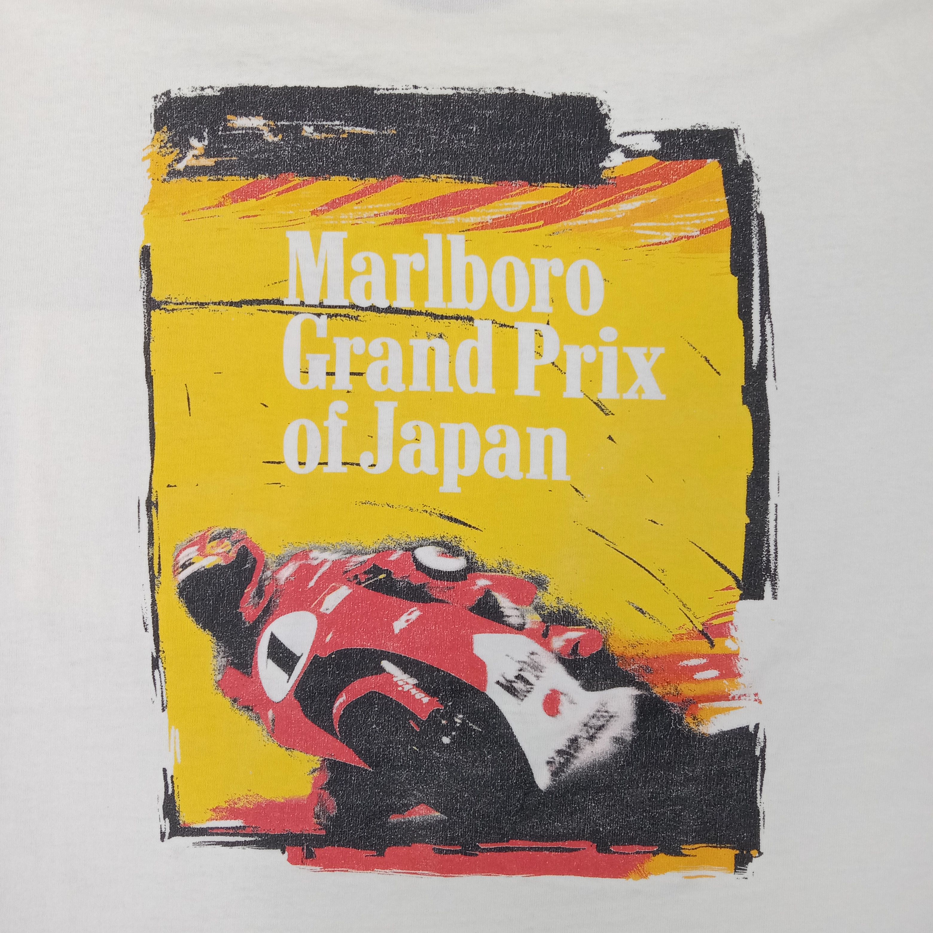 Marlboro × Vintage Marlboro Grand Prix Of Japan Racing MotoGP Tshirt Size US L / EU 52-54 / 3 - 2 Thumbnail