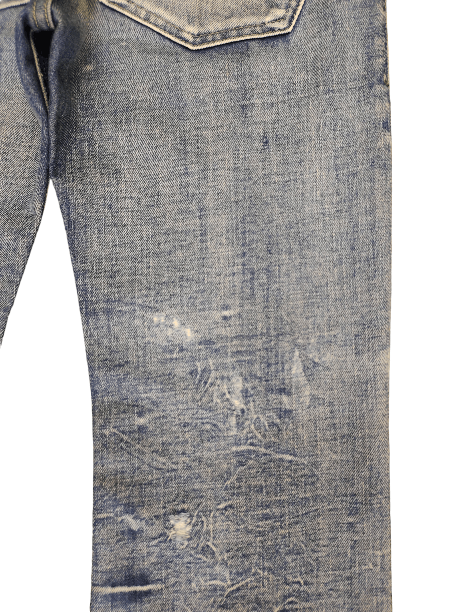 Diesel Flare Jeans Diesel 1dr Logo Distress Faded Boot Cut Y2k lgb Size US 30 / EU 46 - 6 Thumbnail