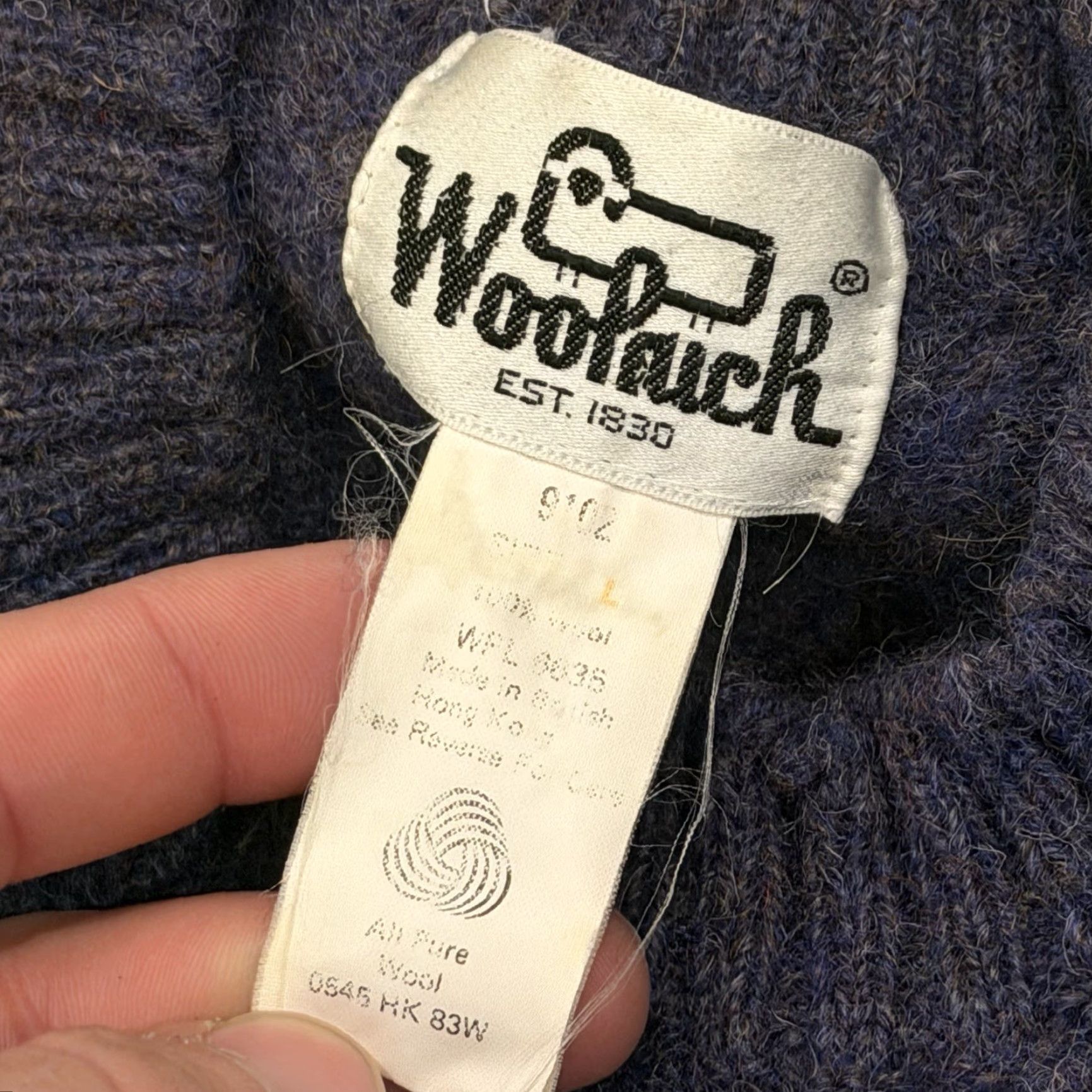 Vintage VINTAGE Woolrich Sweater Womens Small Blue Wool Pullover S Womens Size S / US 4 / IT 40 - 3 Thumbnail