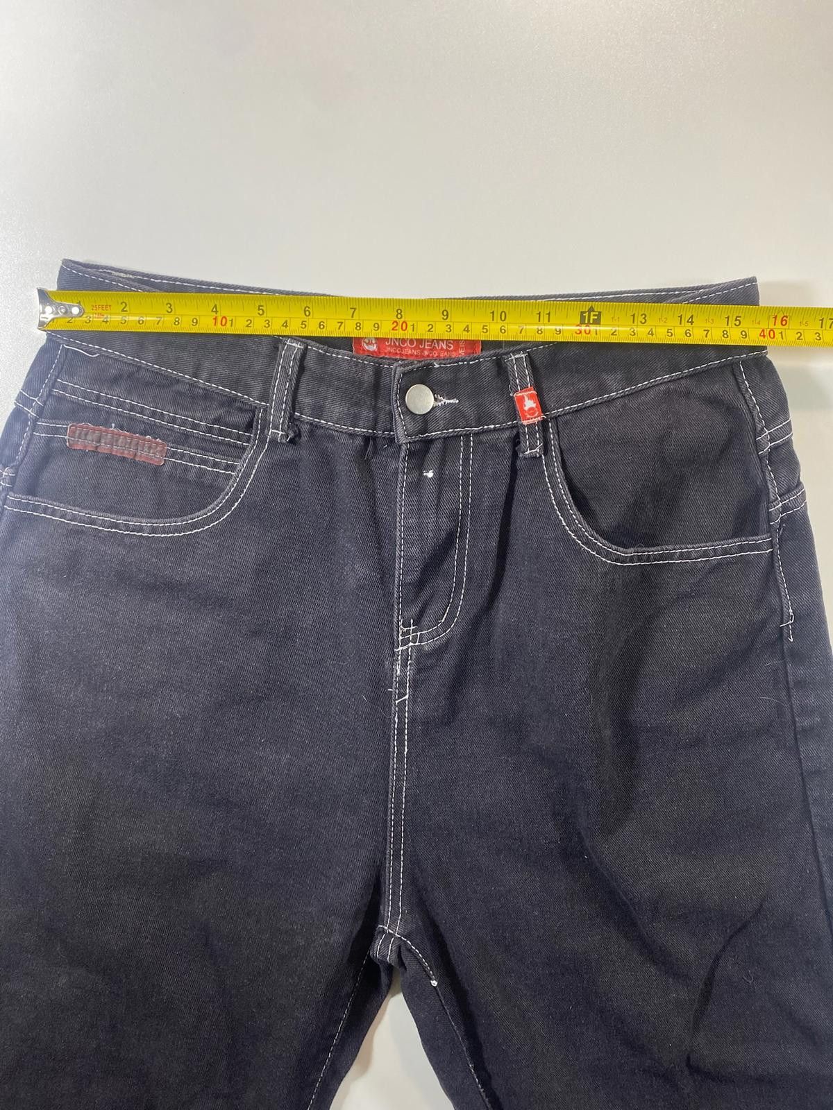 JNCO Vintage JNCO Black Wide Leg Denim Jeans 32 Size 32" / US 10 / IT 46 - 8 Thumbnail