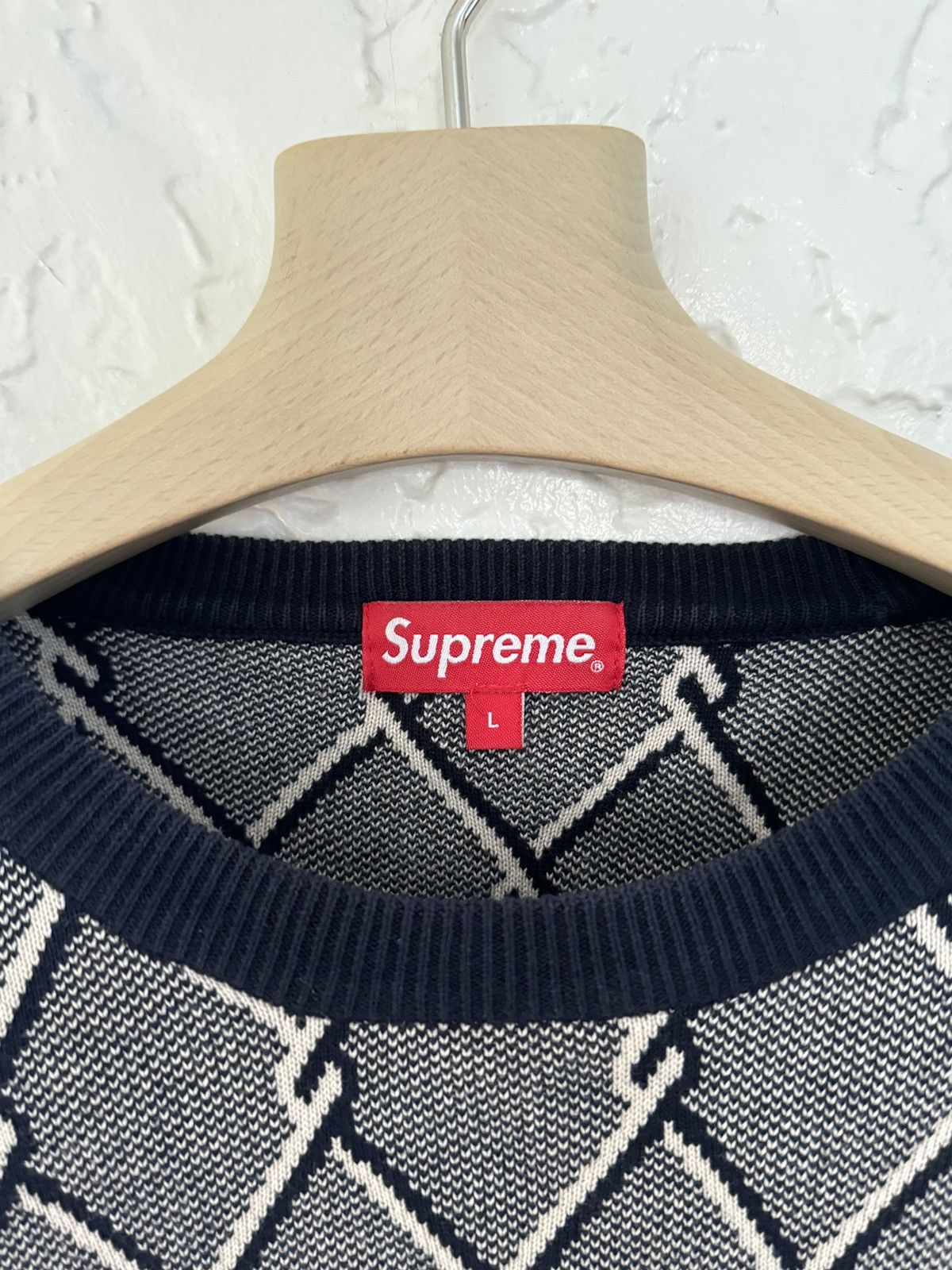 Supreme Chain Link Sweater FW14 Size US L / EU 52-54 / 3 - 3 Thumbnail