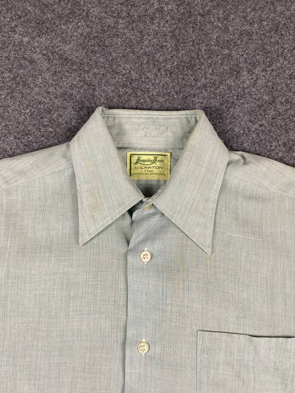 Japanese Brand vintage hampshire house selvedge shirt nice design Size US M / EU 48-50 / 2 - 2 Thumbnail