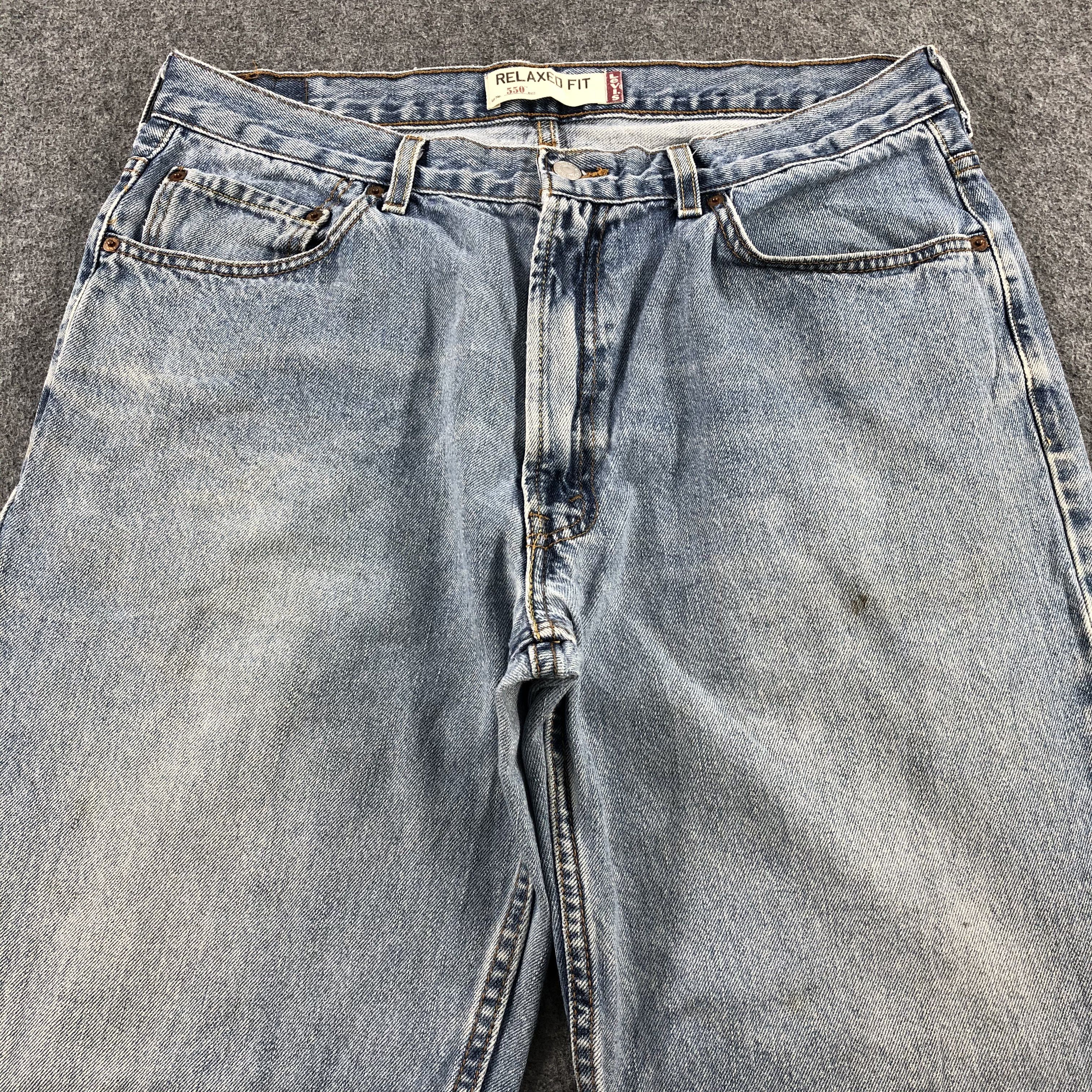 Levi's × Vintage Vintage Light Wash Levis 550 Jeans-JM1848 Size US 37 - 3 Thumbnail