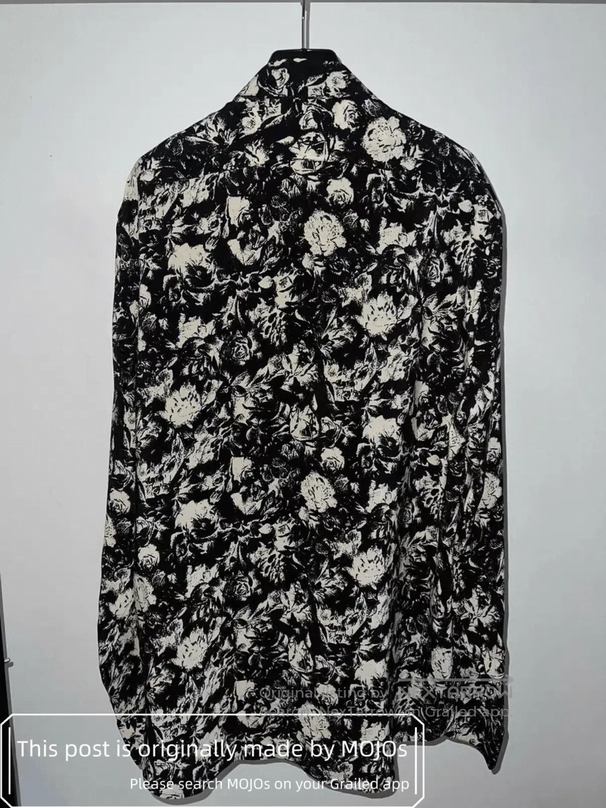 Saint Laurent Paris Sz 40 Saint Laurent Paris 22SS Franch Rose Shirt mojos1502. Size US L / EU 52-54 / 3 - 2 Thumbnail