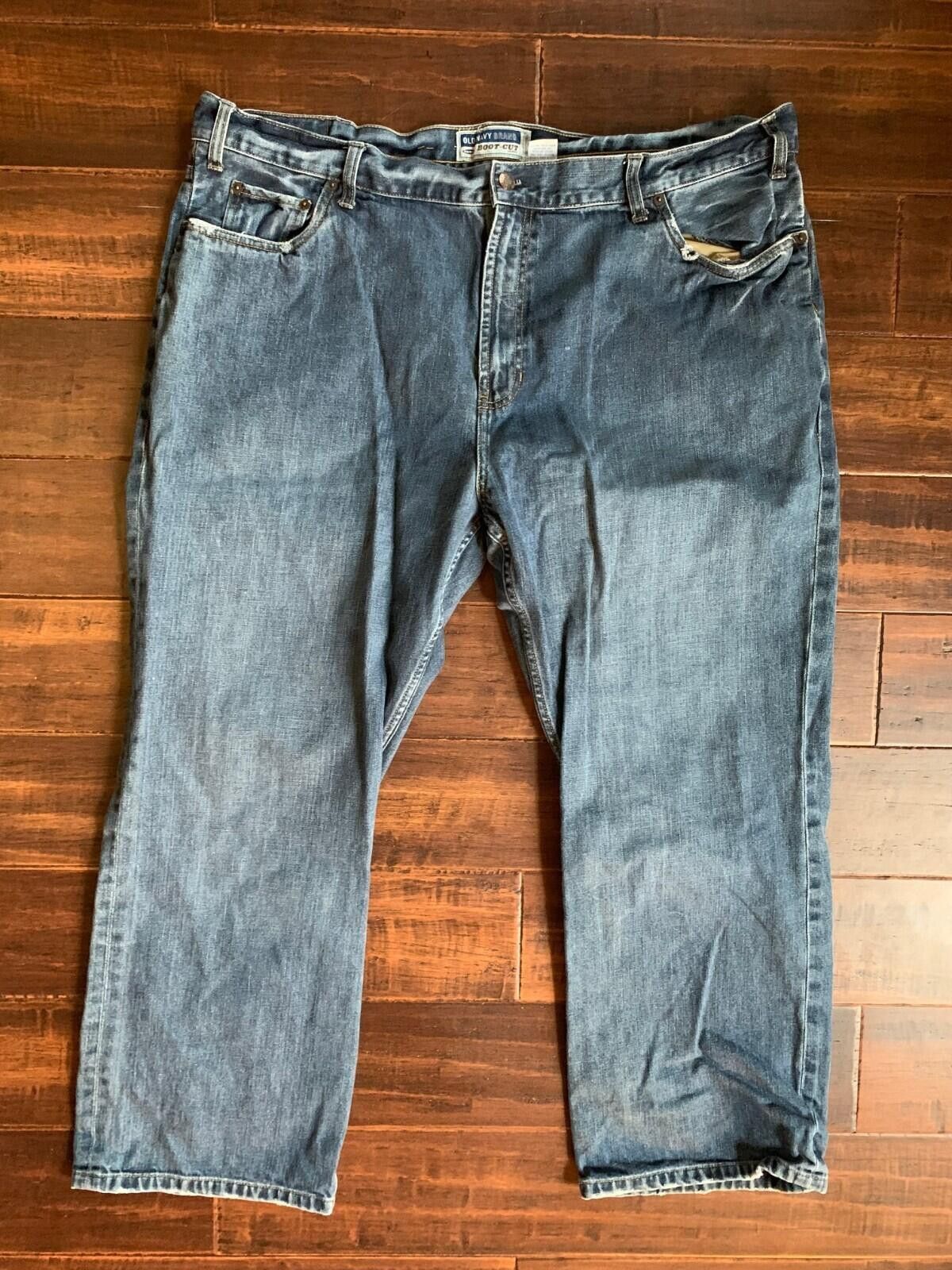 Old Navy Men's Old Navy Boot Cut 44W 30L Blue Jeans Size US 44 / EU 60 - 7 Thumbnail