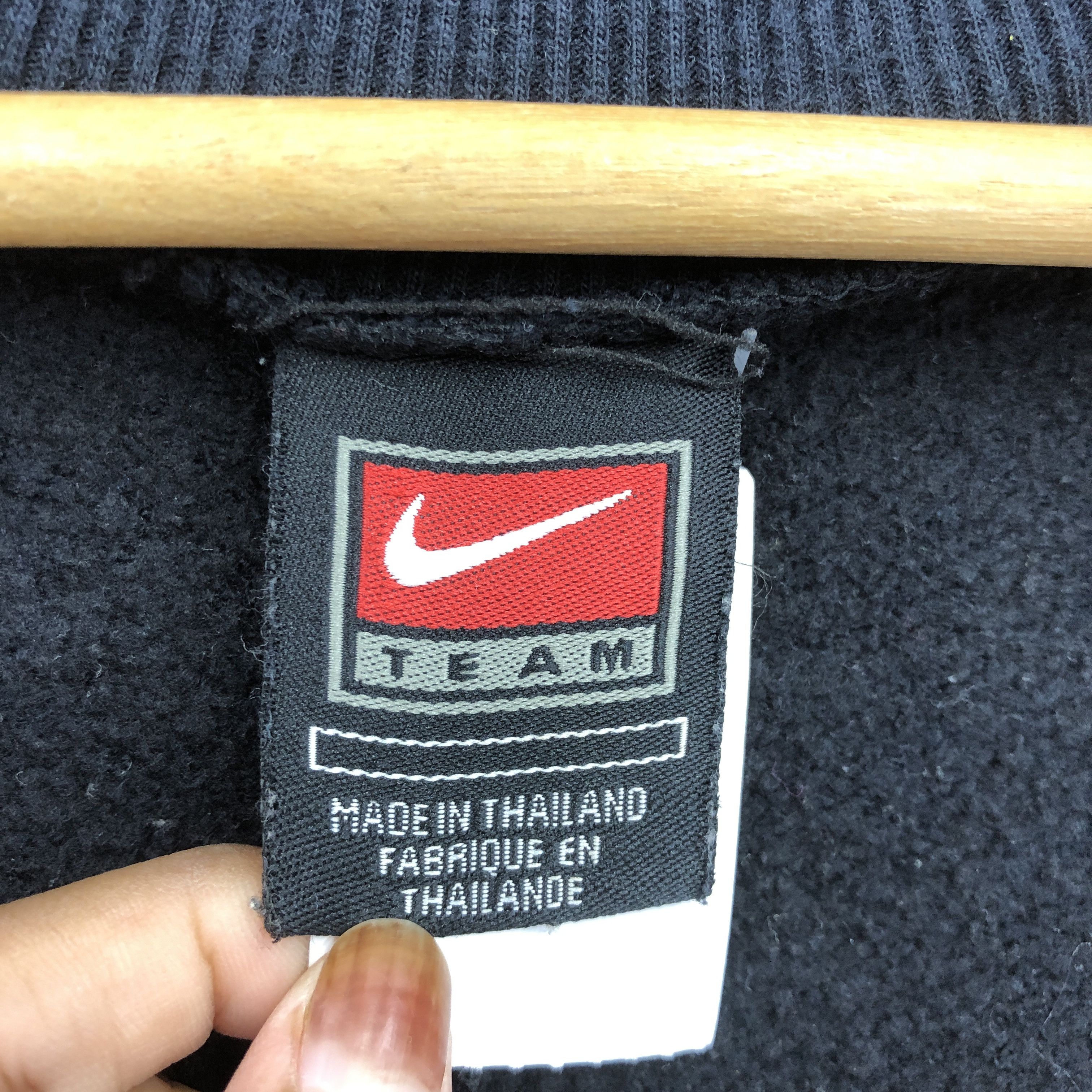 Nike × Vintage Vintage Nike Zipper Sweatshirt Nike Swoosh Sweater Jumper Size US XL / EU 56 / 4 - 6 Thumbnail