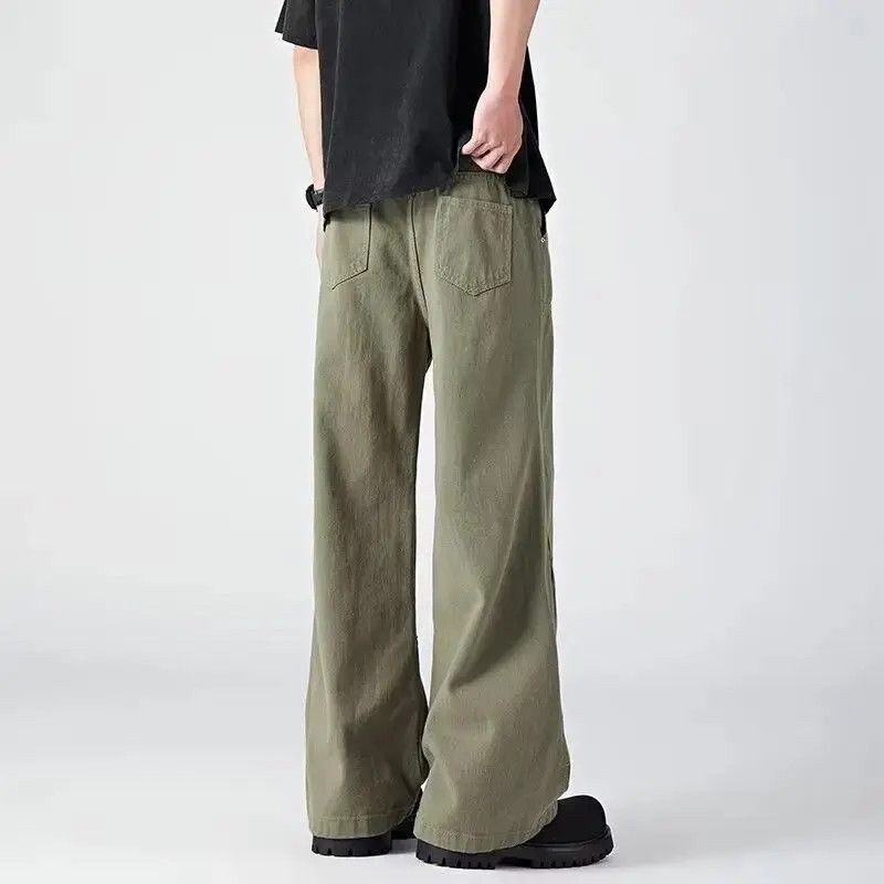 Japanese Brand Retro loose straight leg wide leg casual jeans Size US 32 / EU 48 - 3 Thumbnail
