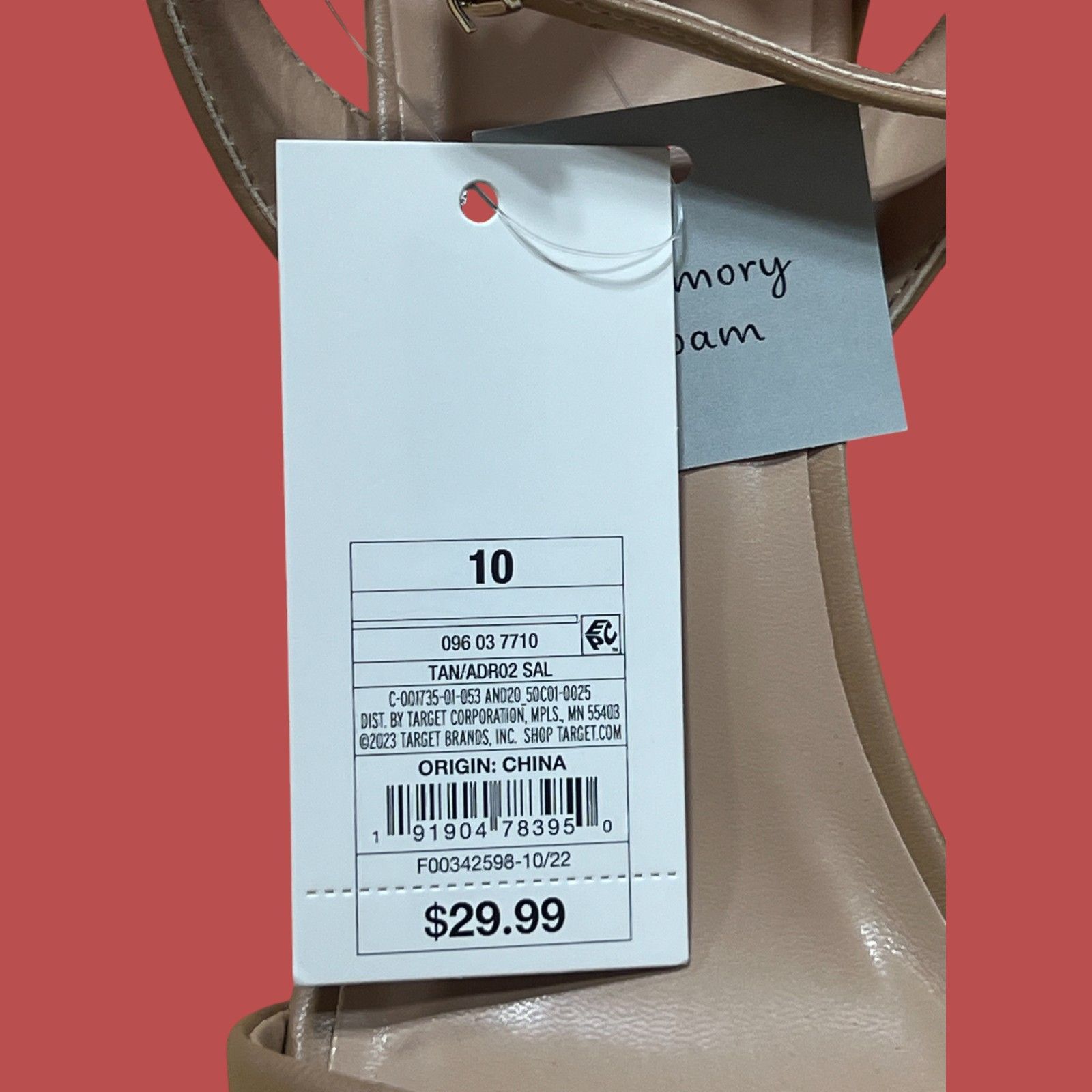 Other A New Day - Women's Heels Sandals - Beige - 10 Size US 10 / IT 40 - 7 Thumbnail