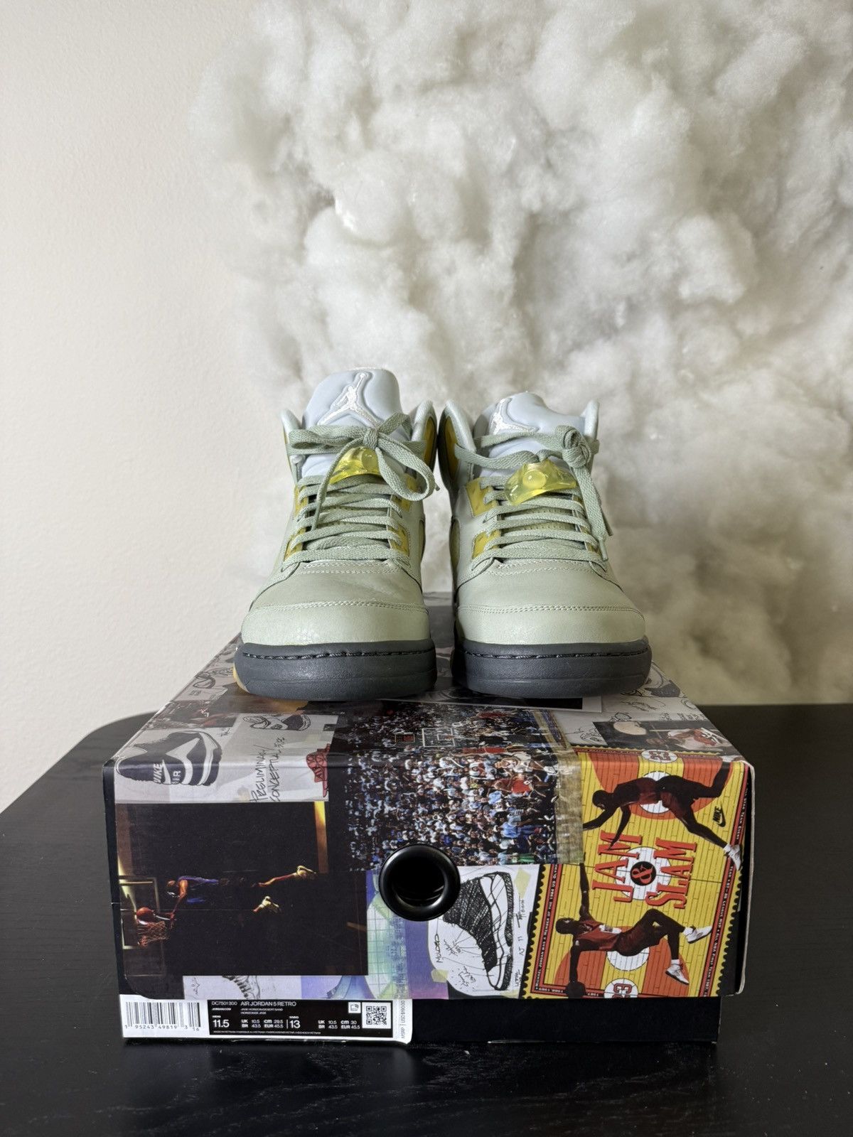 Jordan Brand Men’s Air Jordan 5 Retro "JADE HORIZON" 2022 - Size 11.5 Size US 11.5 / EU 44-45 - 3 Thumbnail