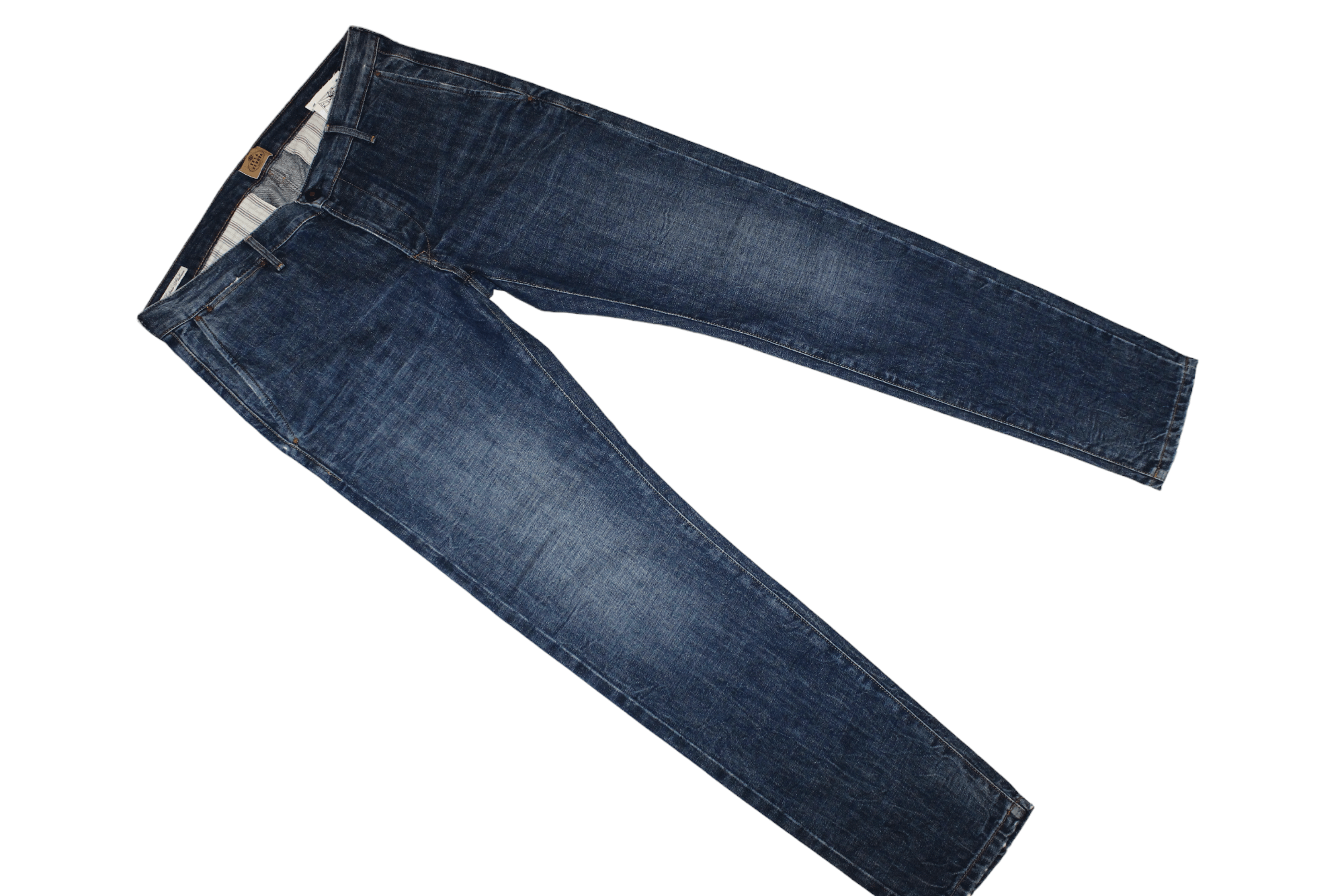 Barena Tela Genova MDXV Rigid Selvedge Faded Denim 5-pockets Jeans Size US 34 / EU 50 - 3 Thumbnail