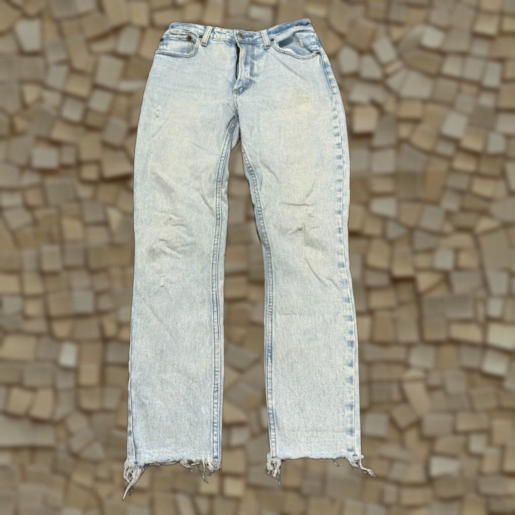 Abercrombie & Fitch Abercrombie & Fitch Jeans Women's 26/2R Acid Wash Curve Love Skinny High Rise Denim Blue Slim Fit 5-Pocket Style Womens Vintage? No Size 26" / US 2 / IT 38 - 1 Thumbnail