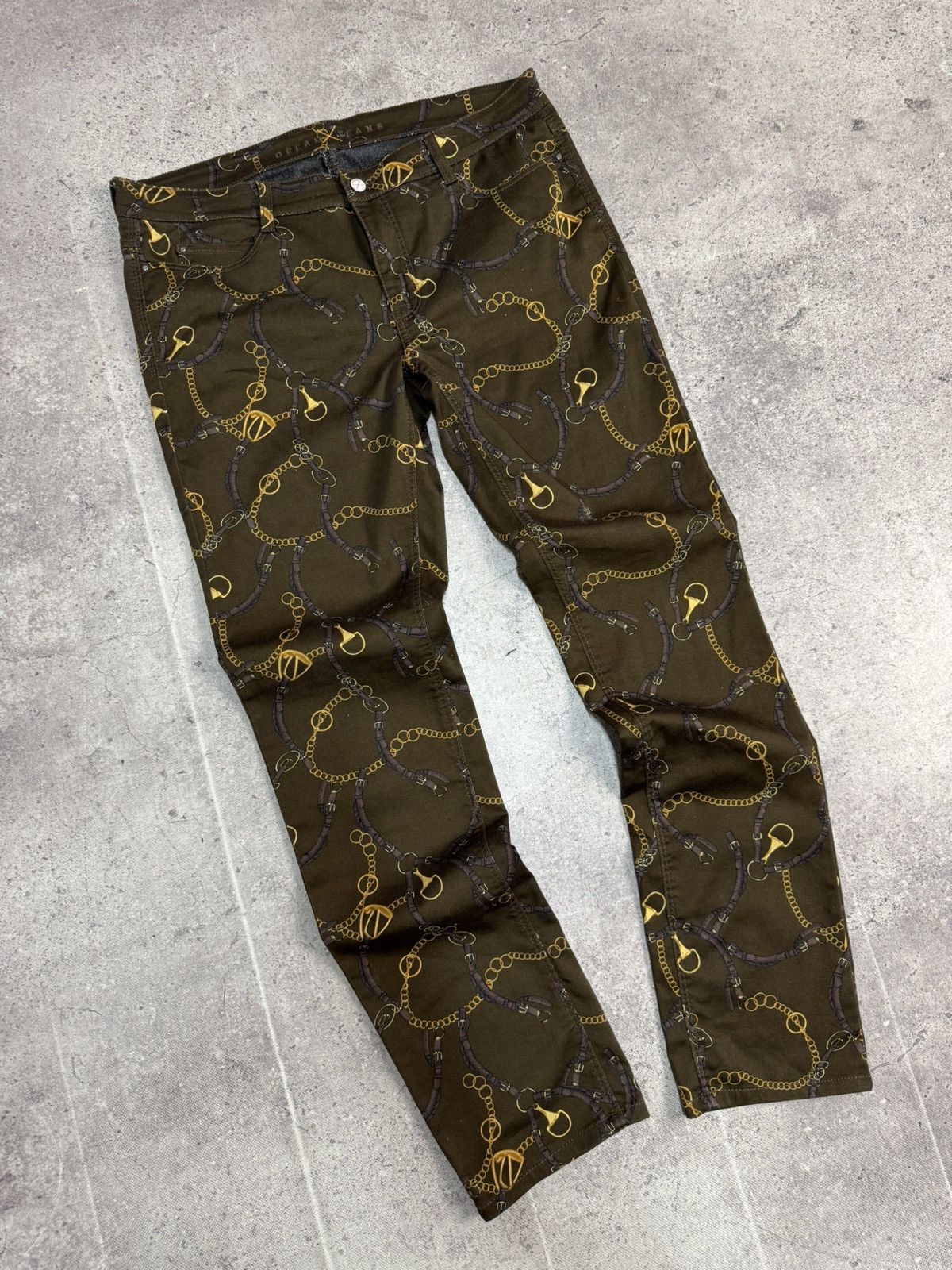 Other VINTAGE REGULAR PRINT PANTS JPG STYLE GAUlTIER AVANTGARDE Size US 34 / EU 50 - 2 Thumbnail