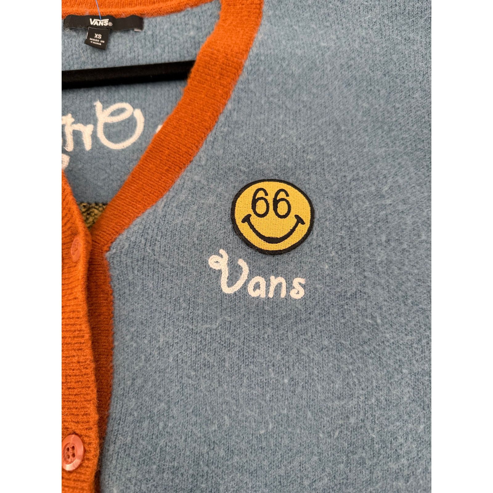 Vans Vans Off The Wall Dusk Downer Checkered Cardigan Sweater Size XS / US 0-2 / IT 36-38 - 4 Thumbnail