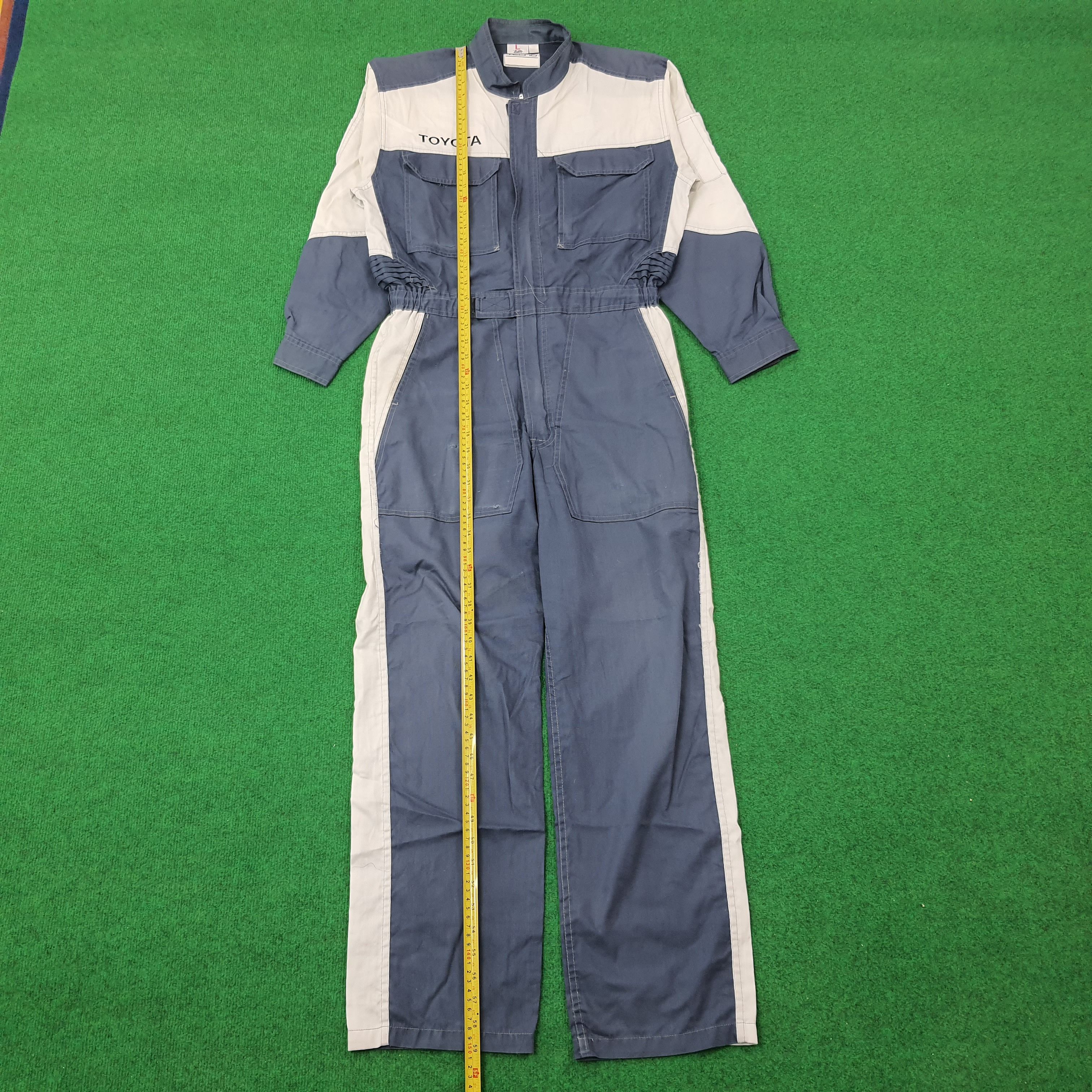Japanese Brand × Vintage Vintage TOYOTA Tecno Racing Motorsports Coverall C232N12 Size US M / EU 48-50 / 2 - 4 Thumbnail