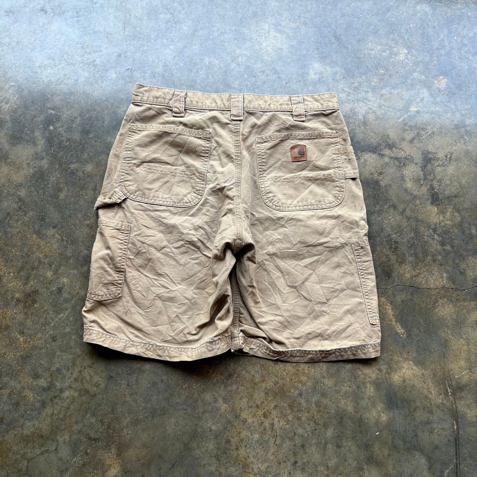 Carhartt Vintage Distressed Y2K Carhartt Work Shorts Size US 34 / EU 50 - 1 Thumbnail