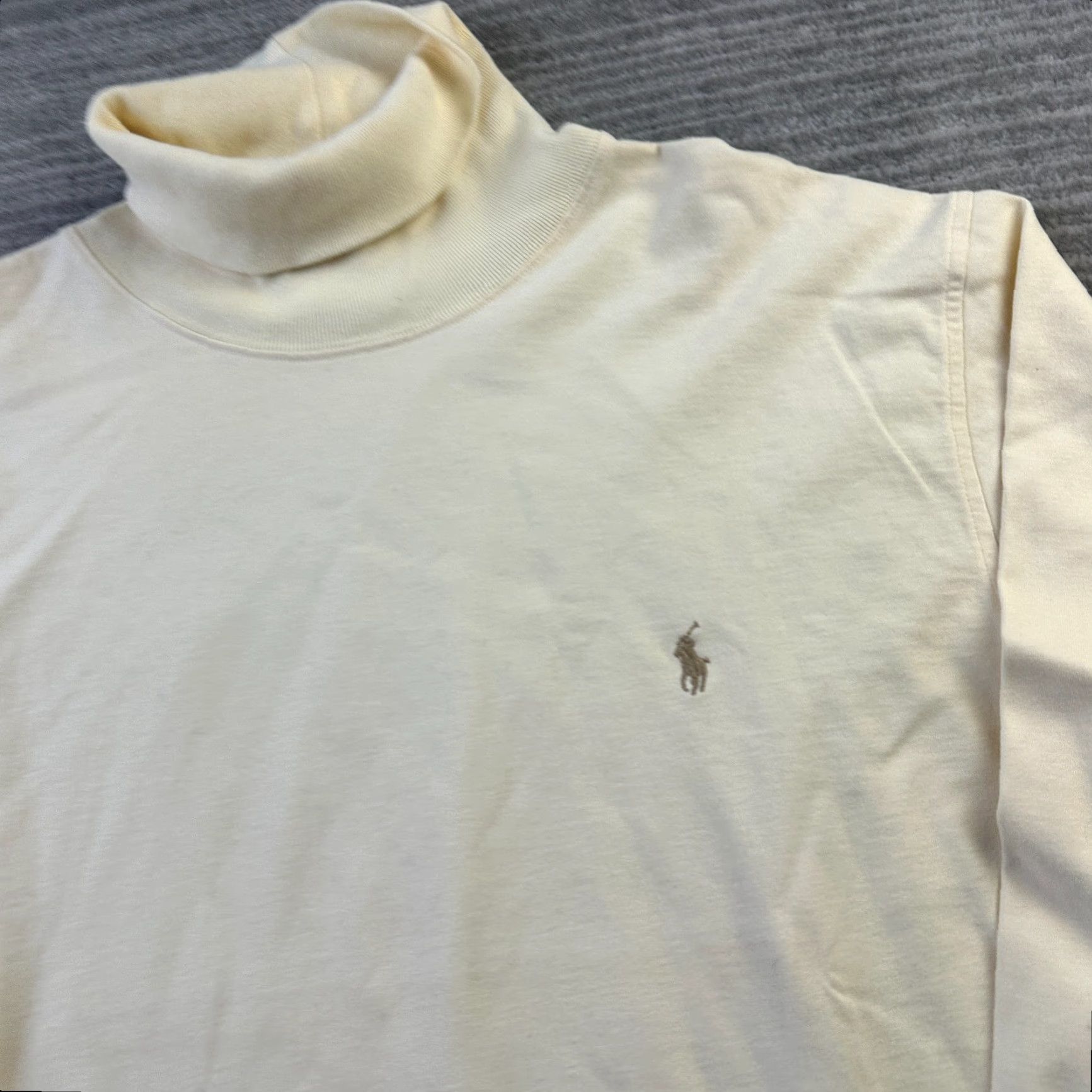 Polo Ralph Lauren VINTAGE Polo Ralph Lauren Shirt Mens Large Beige Tan Cream Turtleneck 90s Y2K Shirt Mens Large Beige Tan Cream Turtleneck 90s Y2K Size US L / EU 52-54 / 3 - 4 Thumbnail