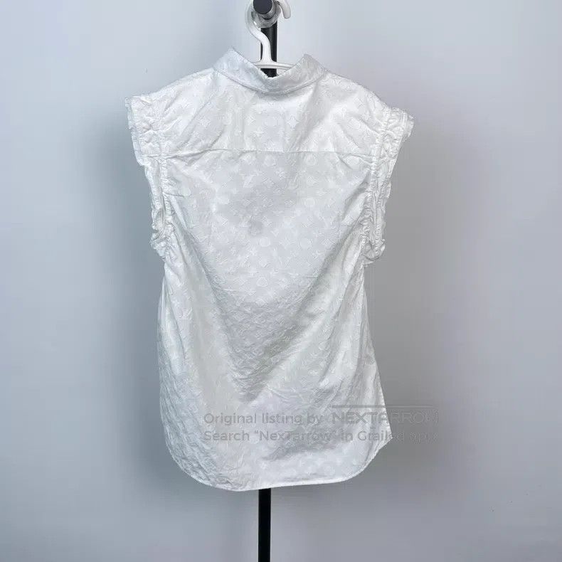 Louis Vuitton Louis Vuitton White embossed presbyopic full print shirt Size XXS / US 00 / IT 34 - 3 Thumbnail