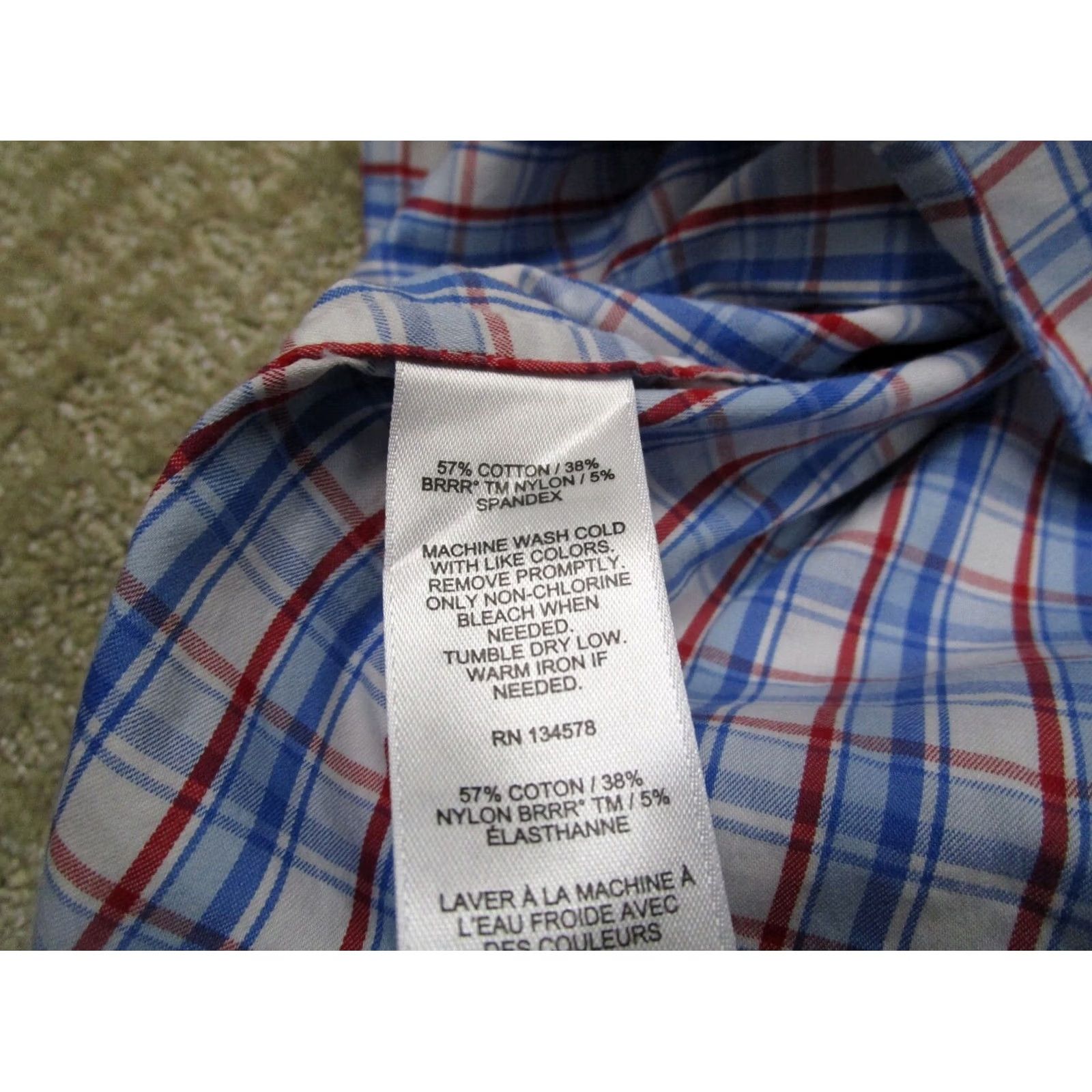 Vineyard Vines Vineyard Vines Shirt Men Small Blue Plaid OTG Long Sleeve Size US S / EU 44-46 / 1 - 7 Thumbnail