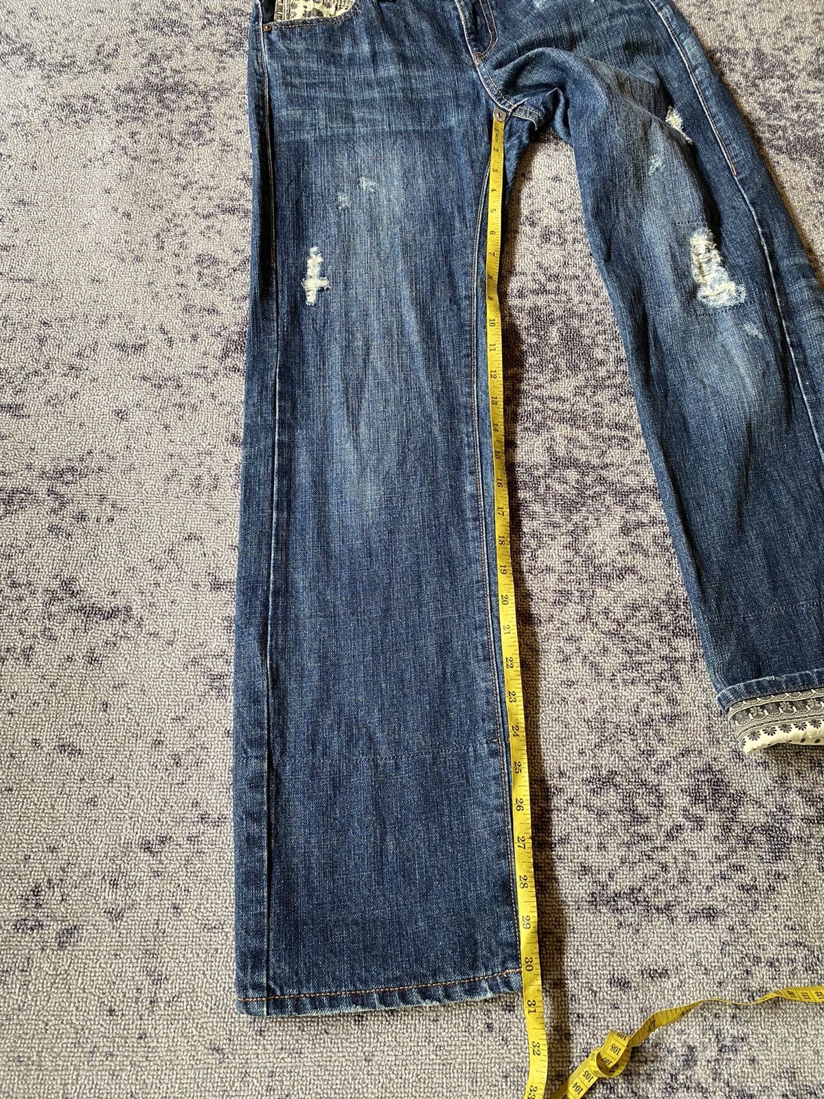 Hysteric Glamour Y2k Super Hakka ifsixwasnine distressed jeans Size US 30 / EU 46 - 17 Thumbnail