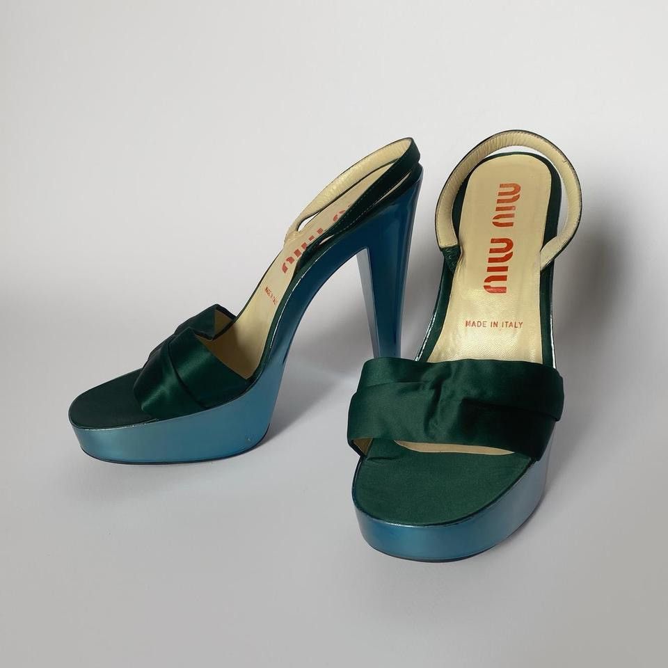 Miu Miu × Vintage miu miu spring/summer 1998 heels Size US 7.5 / IT 37.5 - 8 Thumbnail