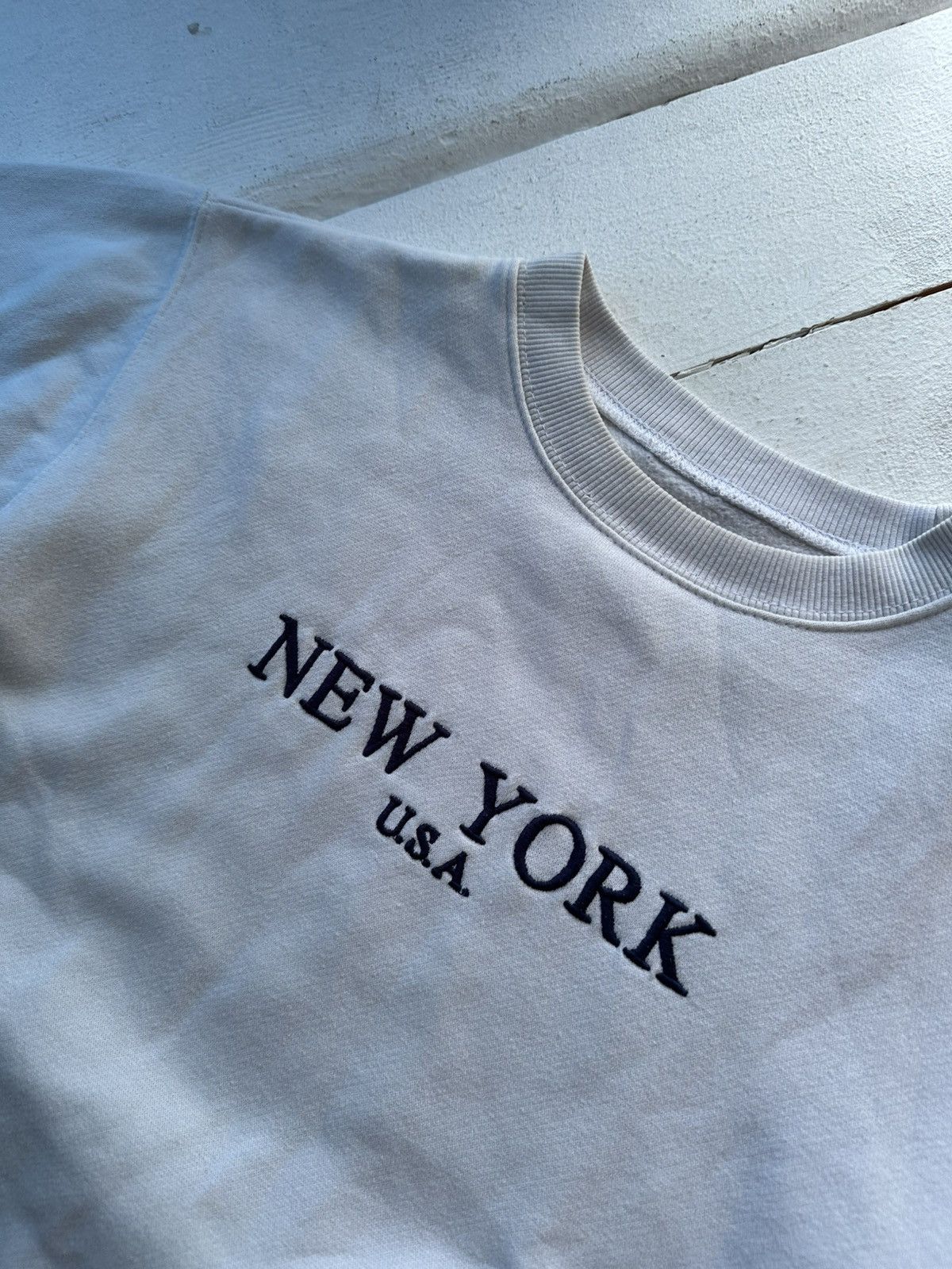Vintage 🚨RARE BIG LOGO NEW YORK USA STATE SWEATSHIRT BIG LOGO FLAG Size US M / EU 48-50 / 2 - 4 Thumbnail