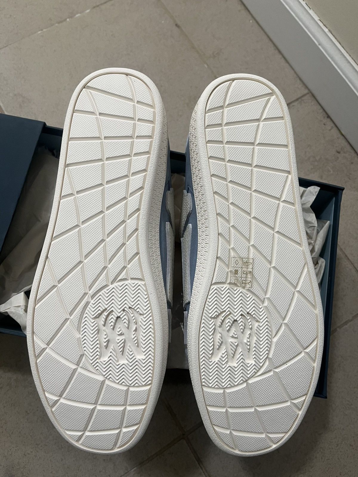Amiri Amiri Pacific Bones Sneakers Sz 44(11us) Size US 11 / EU 44 - 8 Thumbnail