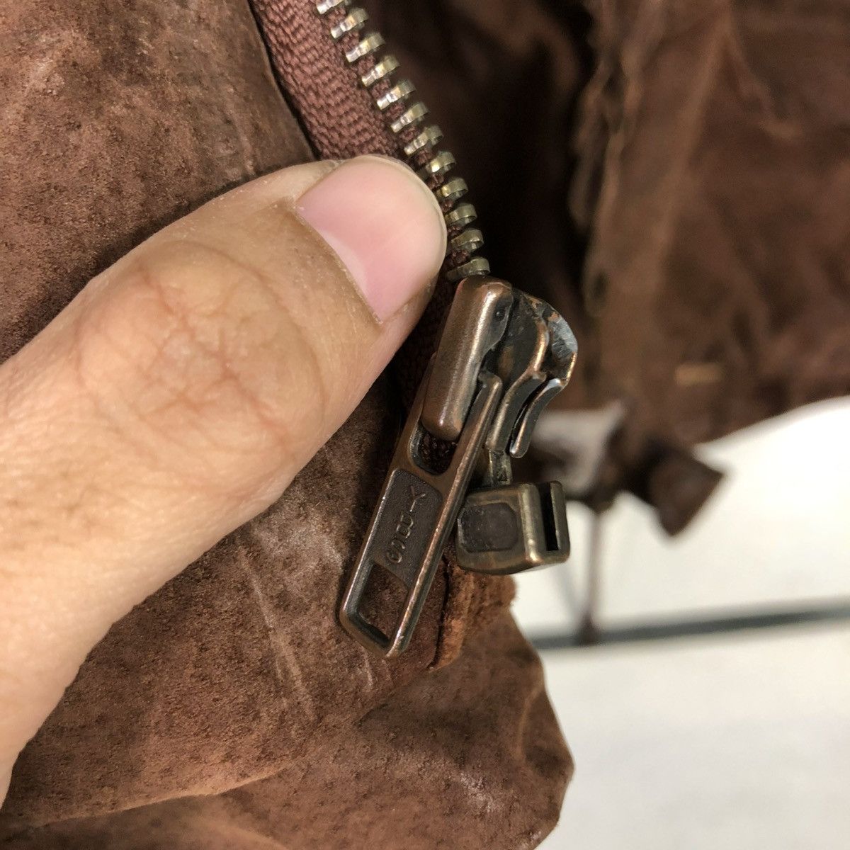 Vintage 🔥VINTAGE LEATHER JACKET HUNTING G-III MINK FUR HOODIE Size US M / EU 48-50 / 2 - 21 Thumbnail