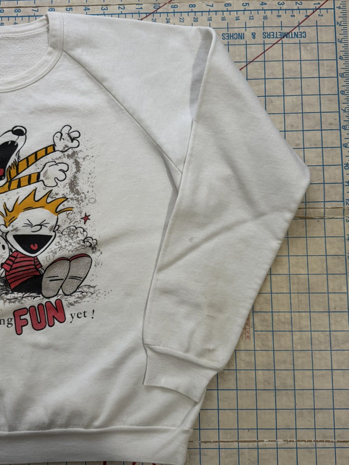 Vintage Vintage Calvin & Hobbes 80’s Raglan Sleeve Crewneck Sweater Size US M / EU 48-50 / 2 - 7 Thumbnail