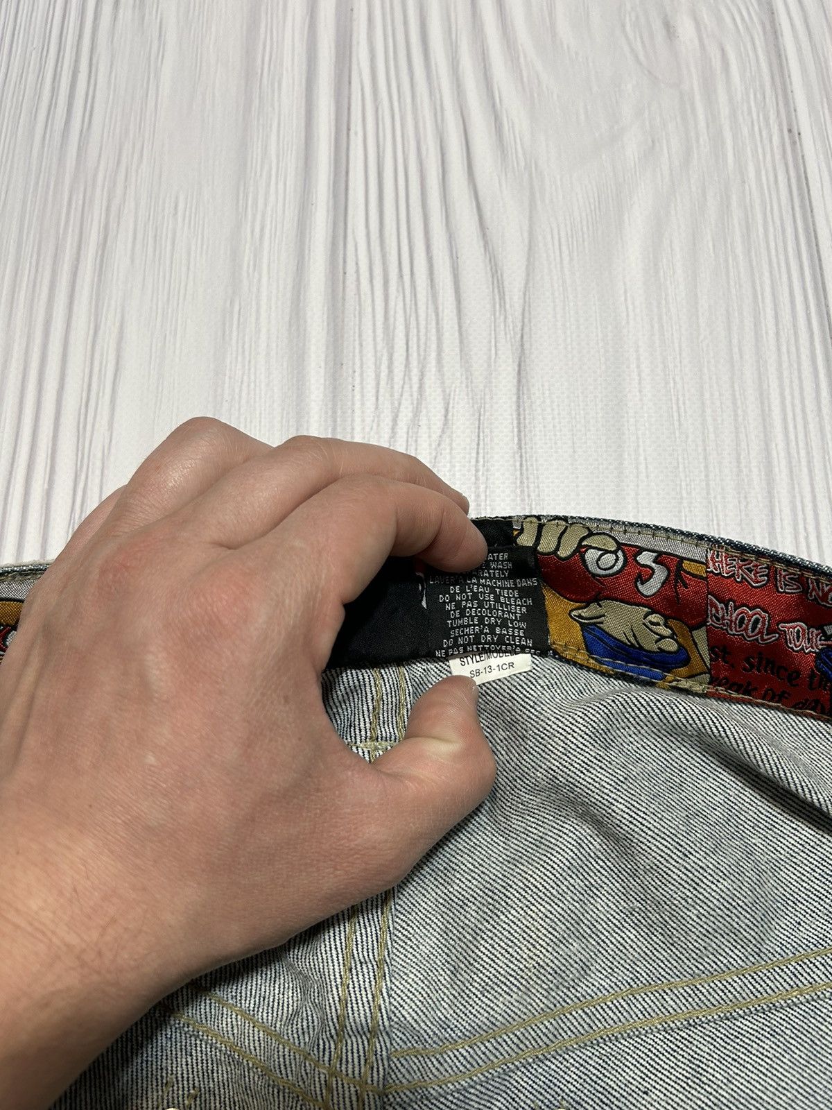 Vintage Rare SOHK School Of Hard Knocks Embroidered Logo Denim Pants Size US 36 / EU 52 - 23 Thumbnail
