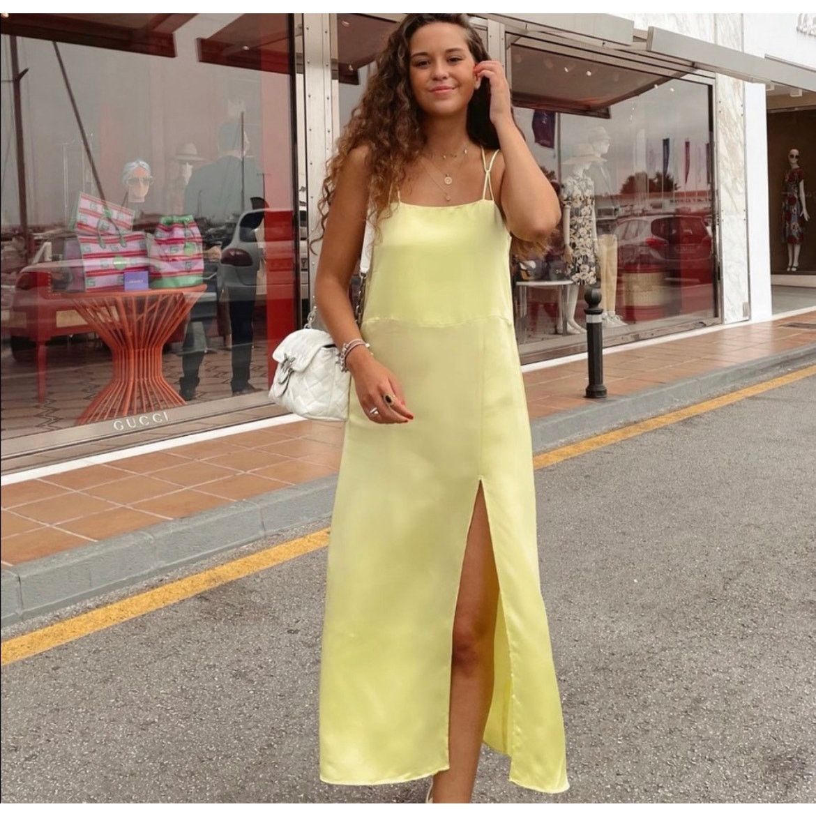 lime green maxi dress zara ZARA. Long green dress Tm – Hibuy market
