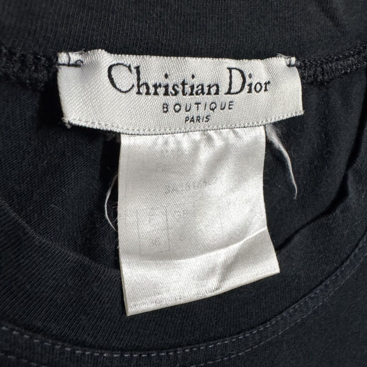 Dior Vtg🔥2003 Christian Dior J’ADORE Big Logo Red Black Studs Tee Size XS / US 0-2 / IT 36-38 - 10 Thumbnail