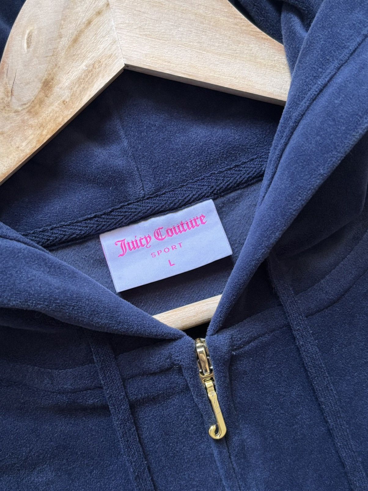 Juicy Couture Juicy Couture SPORT Velor Zip Hoodie L Size Size L / US 10 / IT 46 - 8 Thumbnail